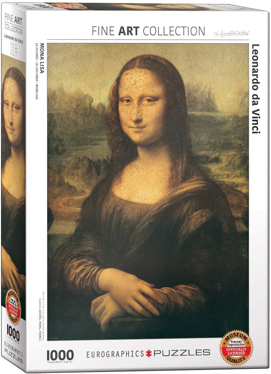 Пазл Eurographics Mona Lisa by Leonardo Da Vinci 1000 деталей, фото №1