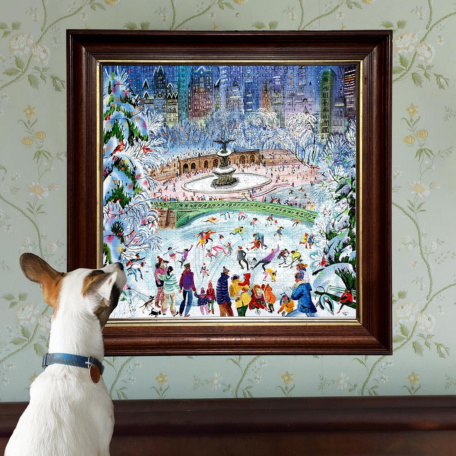 Пазл Eeboo New York City Skaters Конькобежцы в Нью-Йорке 1000 элементов 58,5 x 58,5 см, фото №5