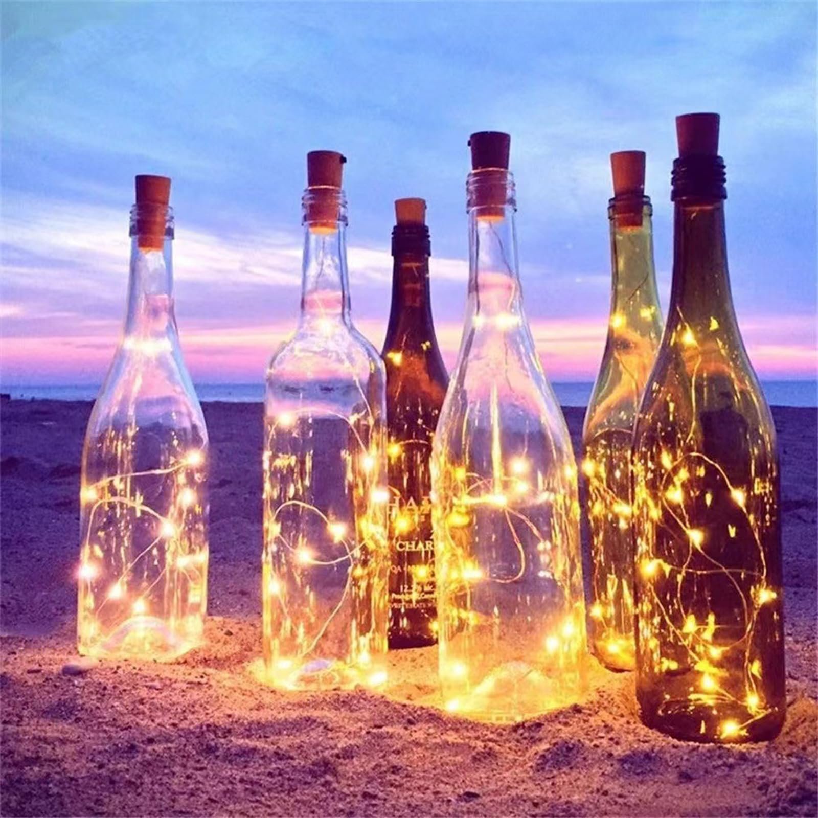 Гірлянда ENLACE Сонячна Для Пляшок 2 м 20 LED Теплий Білий, фото №7