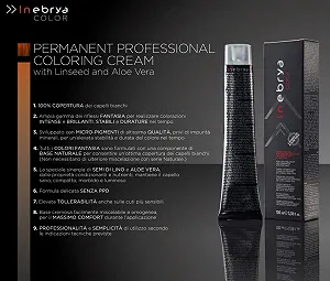 Краска для волос Inebrya Color 4 Castano, 100 мл (3 шт.) synthetic.ua - Фото 1