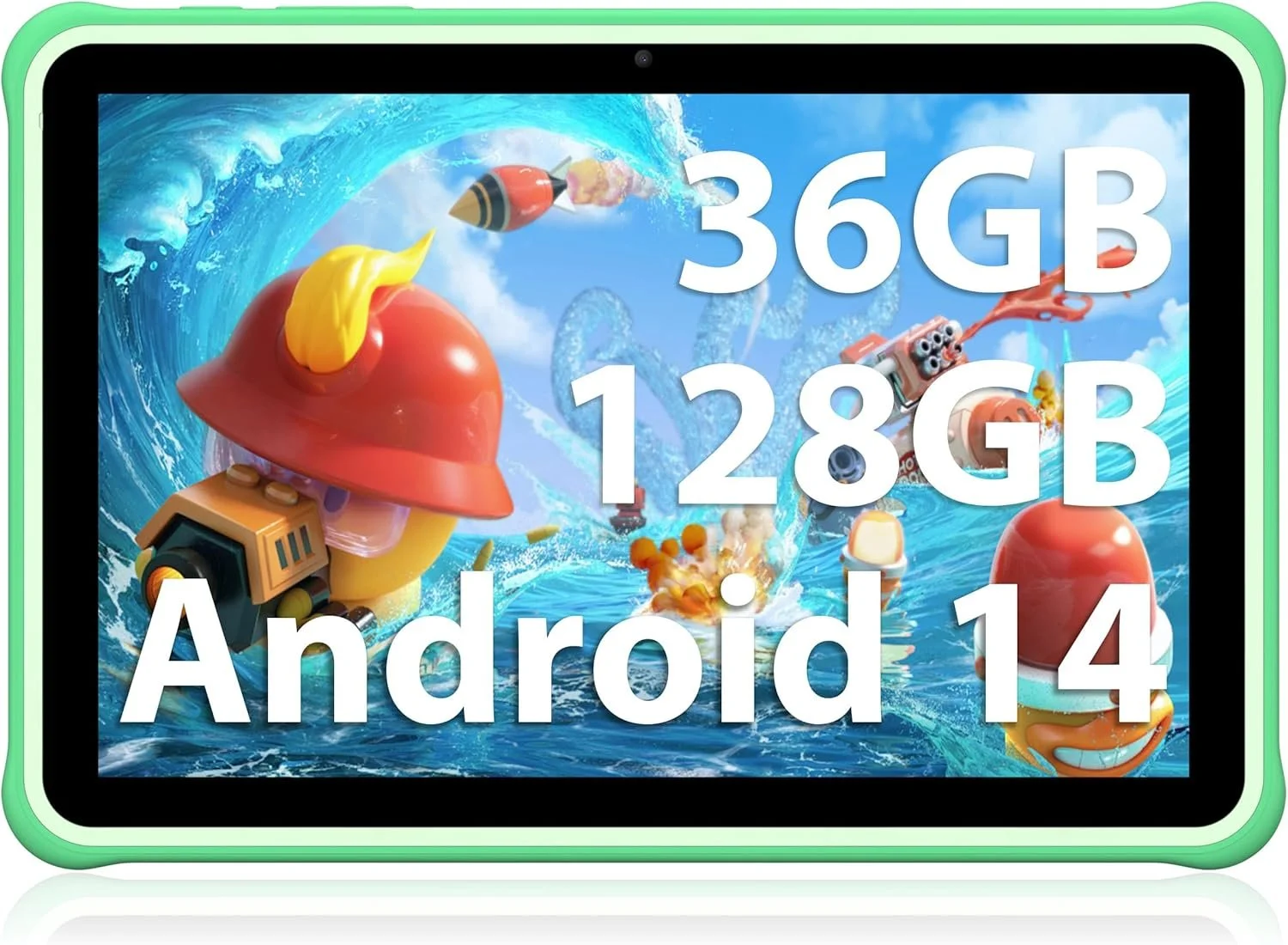 Планшет 10.1" FASTWD L211 12+24/128Gb 8 ядер Android 14 8000 mAh Зелений, фото №1