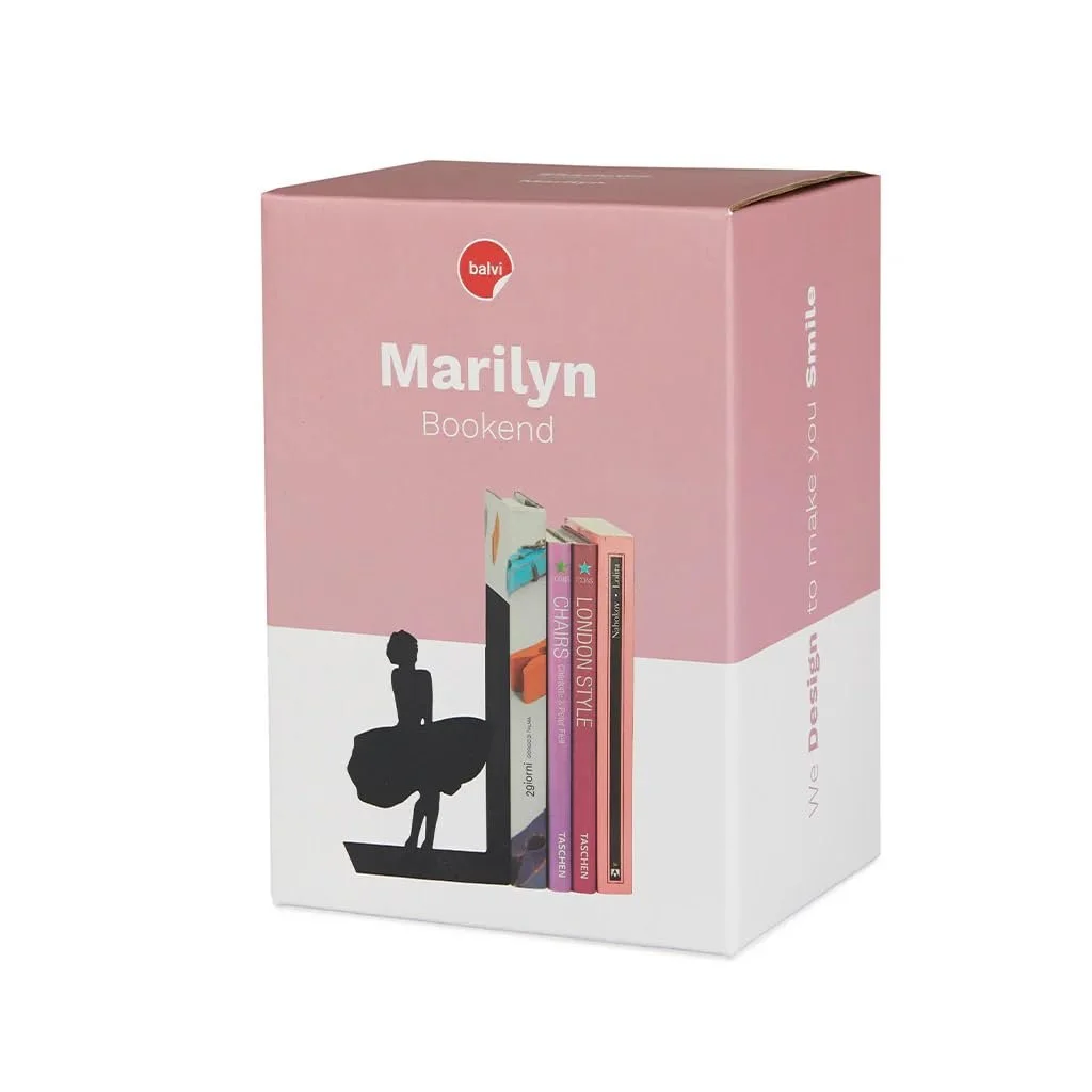 Держатель для книг Balvi Marilyn Металл Черный Оригинальный дизайн, фото №3