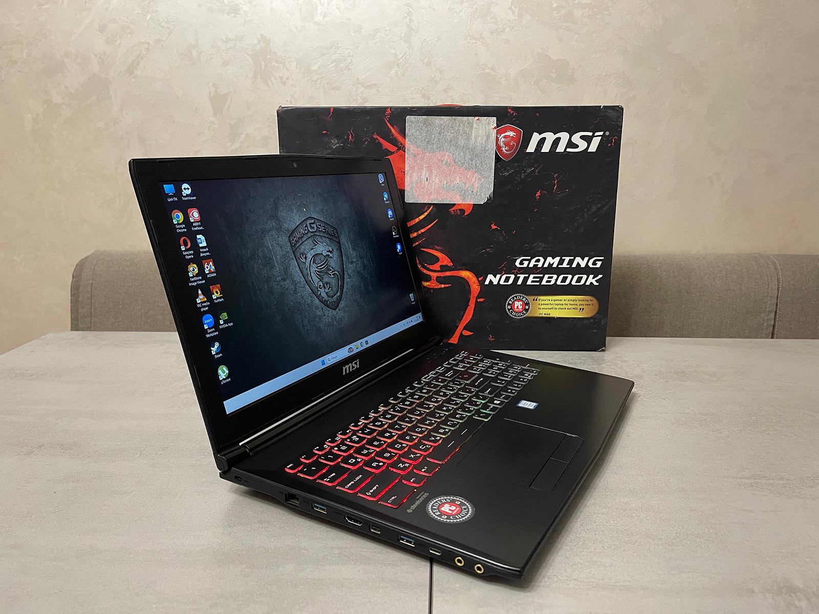 Игровой ноутбук MSI GP62MVR 7RFX Leopard Pro, 15,6" FHD IPS, i7-7700HQ, 16GB, 256GB SSD + 1TB, nVidia GeForce GTX 1060 6GB, фото №3 Игровой ноутбук MSI GP62MVR 7RFX Leopard Pro, 15,6" FHD IPS, i7-7700HQ, 16GB, 256GB SSD + 1TB, nVidia GeForce GTX 1060 6GB, фото №3