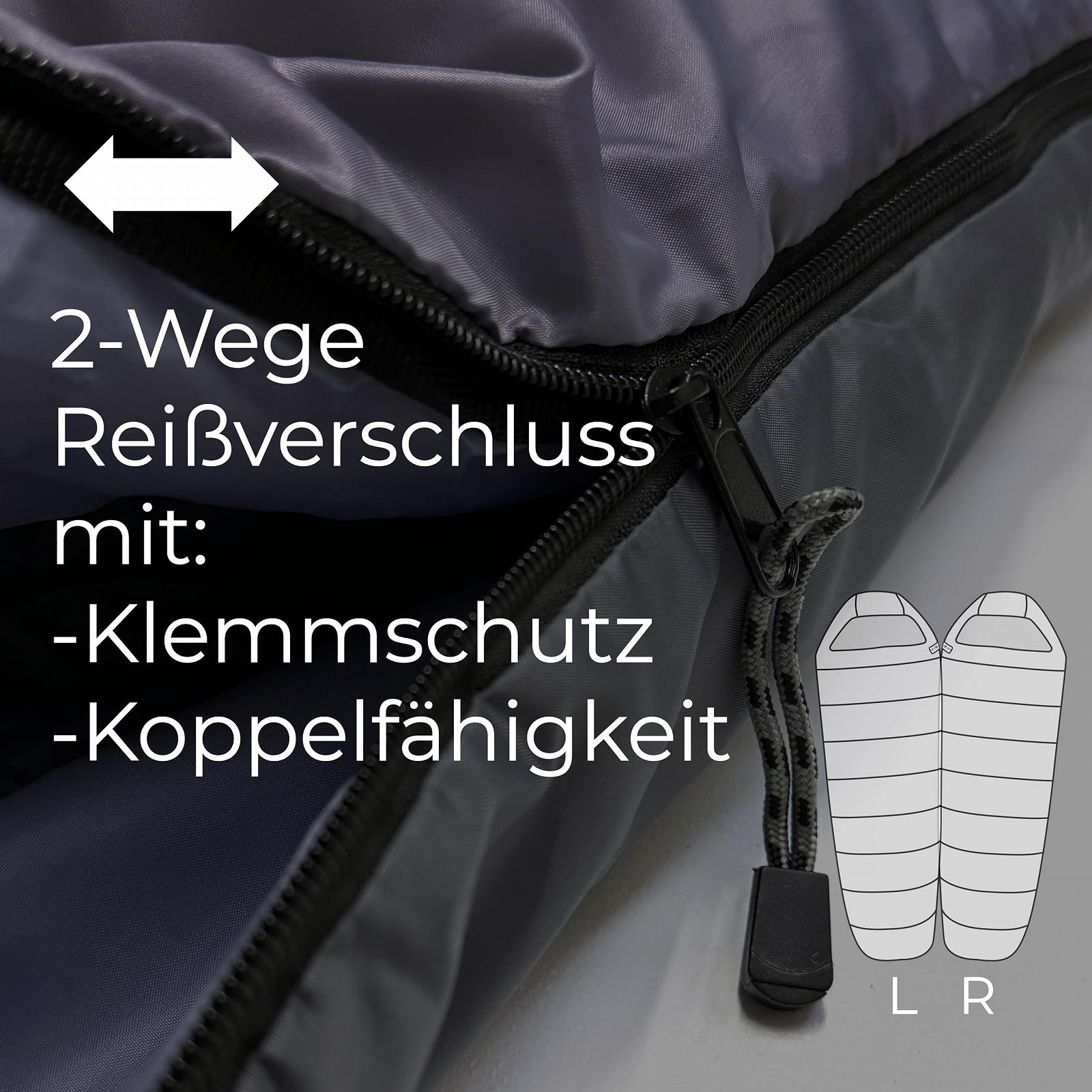 Спальный мешок EXPLORER LIGHT 800 750g -6°C до +11°C 150g/m² Летний Мумия 210 x 75 x 50 см, фото №5