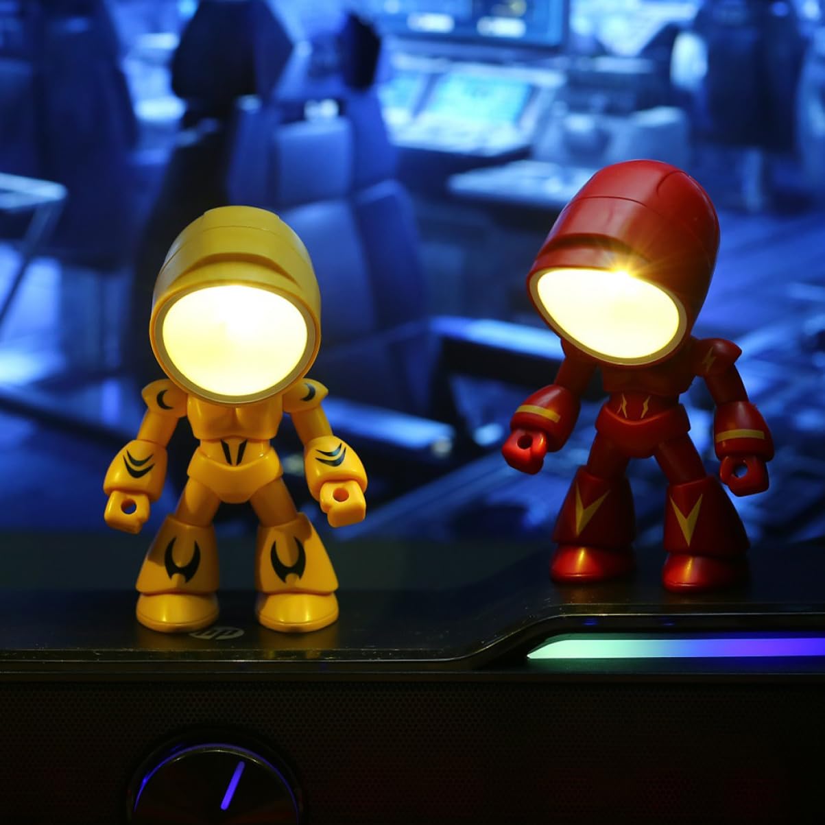 Світильник Housoutil Robot Steampunk LED Астронавт PVC, фото №2