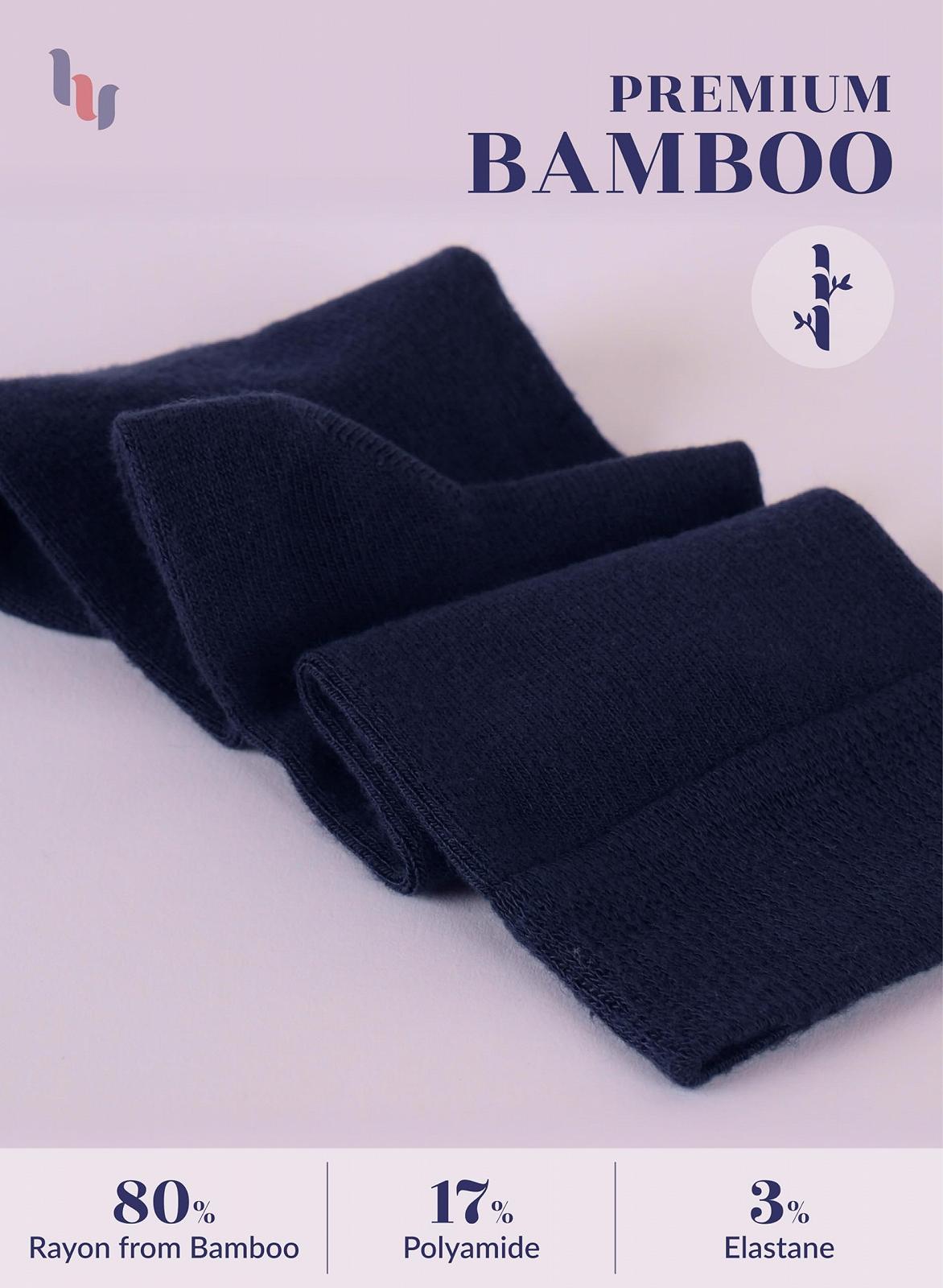 Шкарпетки до коліна Hugh Ugoli Bambus, жіночі (4 пари), фото №5