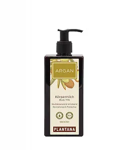 Молочко для тела PLANTANA Argan 250 мл, чистое аргановое масло, антиоксидантное, увлажняющее, без парабенов, силиконов, SLES, искусственных красителей и минеральных масел - Фото 1