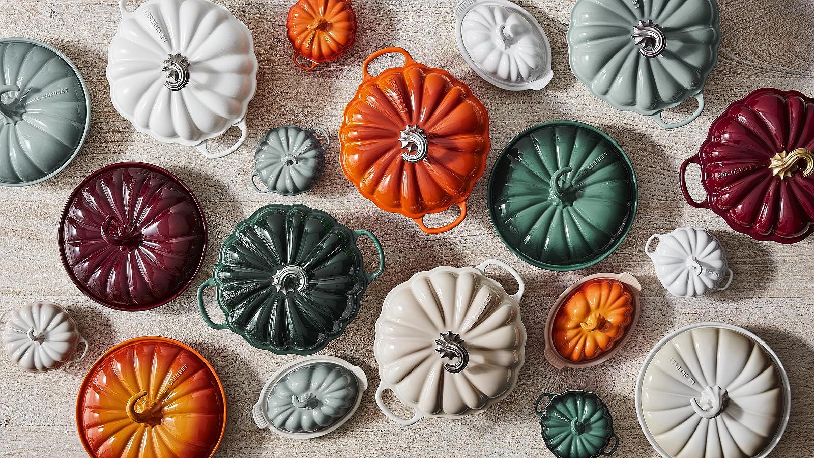 Кокотниця Le Creuset Stoneware Figural Pumpkin 350 мл Біла, фото №6 Кокотниця Le Creuset Stoneware Figural Pumpkin 350 мл Біла, фото №6