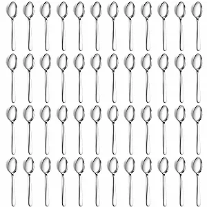 Набір чайних ложок 48 шт, кавові ложки 15 см, з нержавіючої сталі - Фото 1