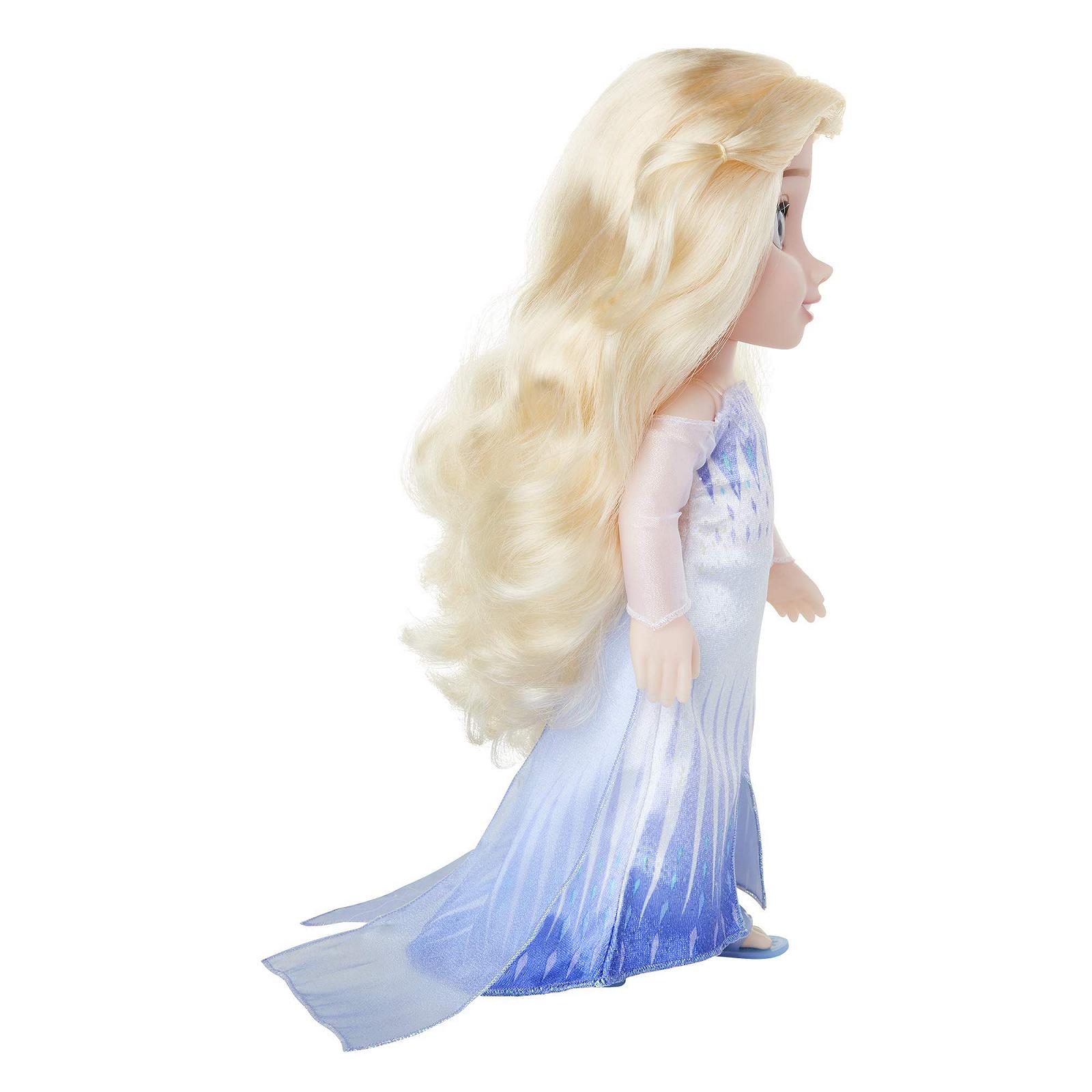 Лялька Jakks Frozen 2 Святкова Ельза, в комплекті пара взуття та сережки, фото №4