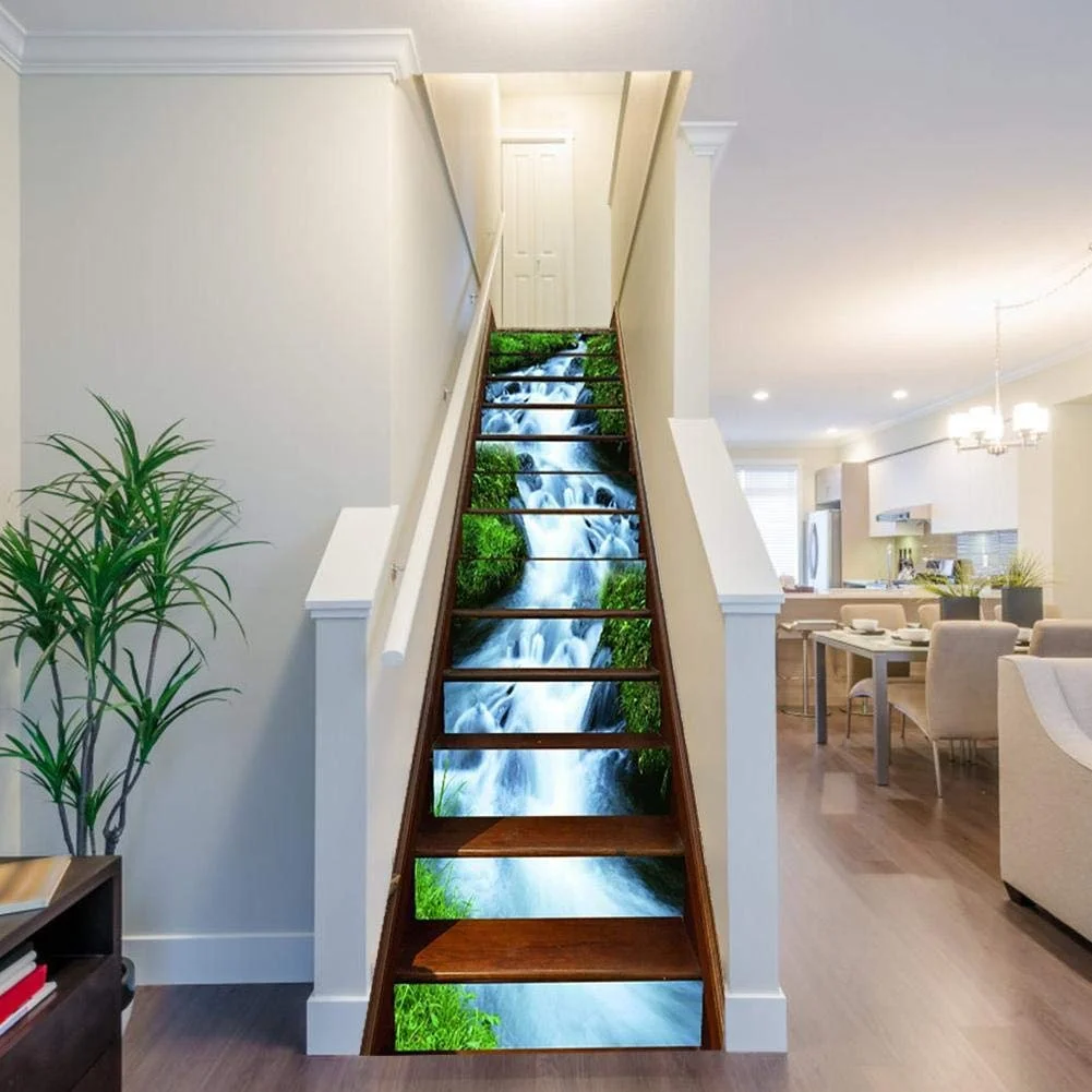 Наклейка для підлоги Jingyi 3D Stair Sticker Home Floor Decal Household, фото №3