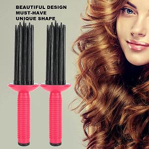 Щетка-гребень для завивки Curling Roll Comb для объема, подъема и фиксации локонов synthetic.ua - Фото 1
