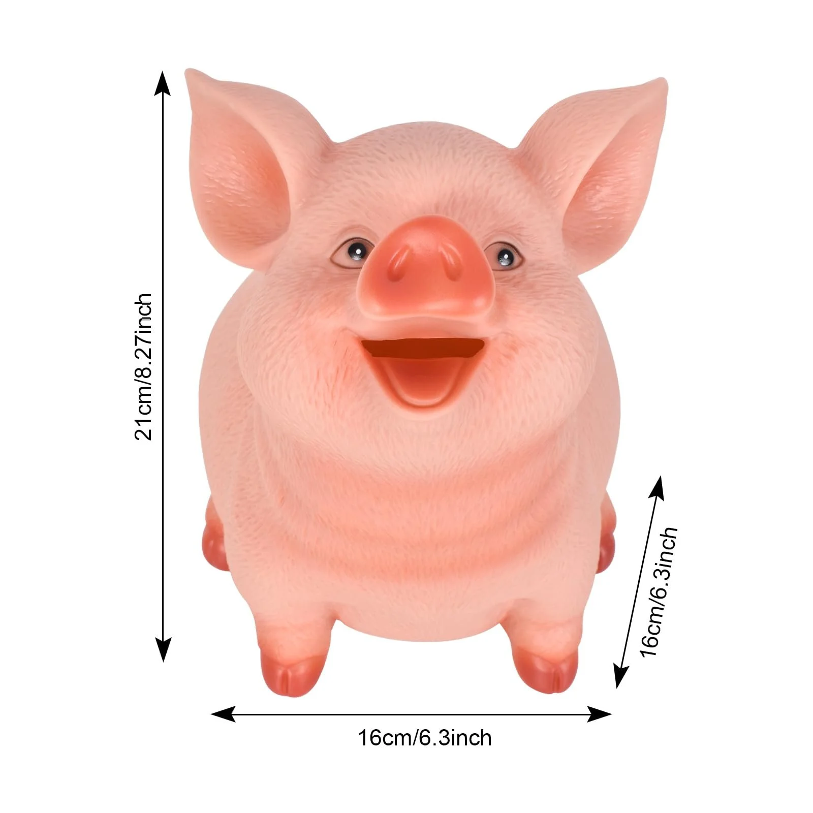 Скарбничка-свинка Полімерна смола (L), фото №2