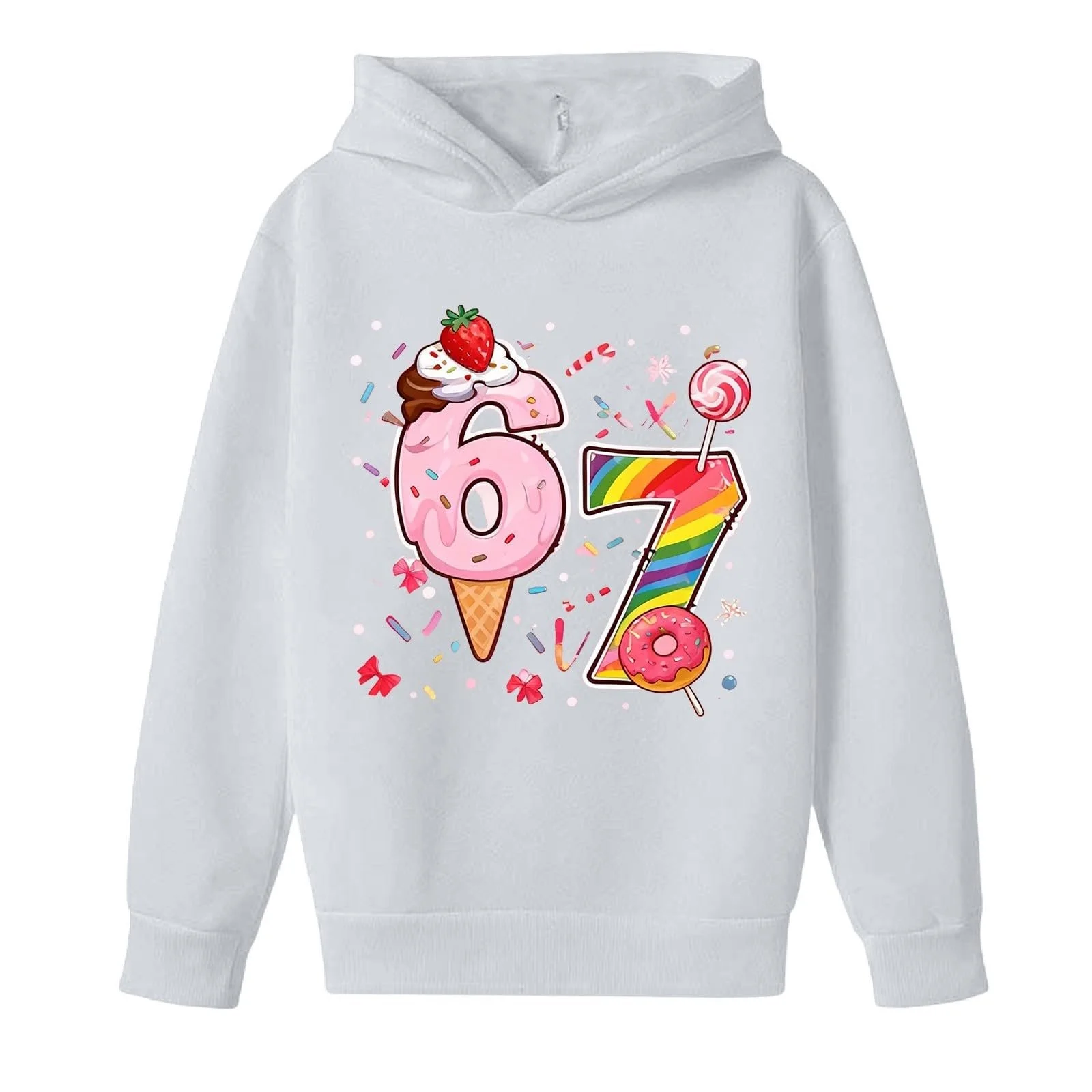 Худи для мальчиков Толстовка Детская Толстовка для мальчиков Подростковые Толстовки для девочек Флис Теплый С графикой Мягкий Удобный Повседневный Модный Пиджак для школы и игр Свитшот Лонгслив, фото №3