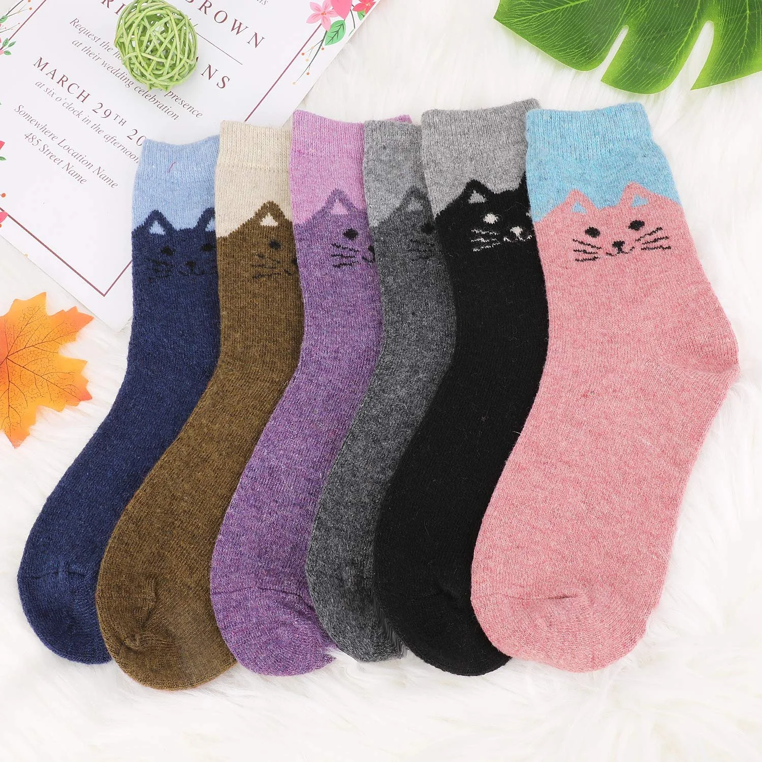 Женские шерстяные носки, фото №4