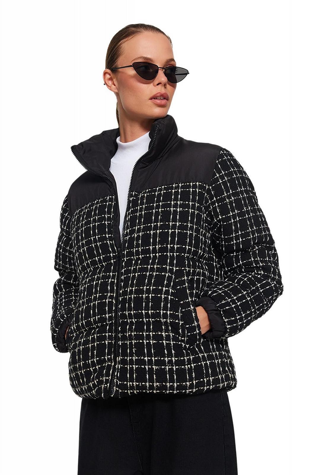 Пальто TRENDYOL у клітинку, для жінок, фото №2