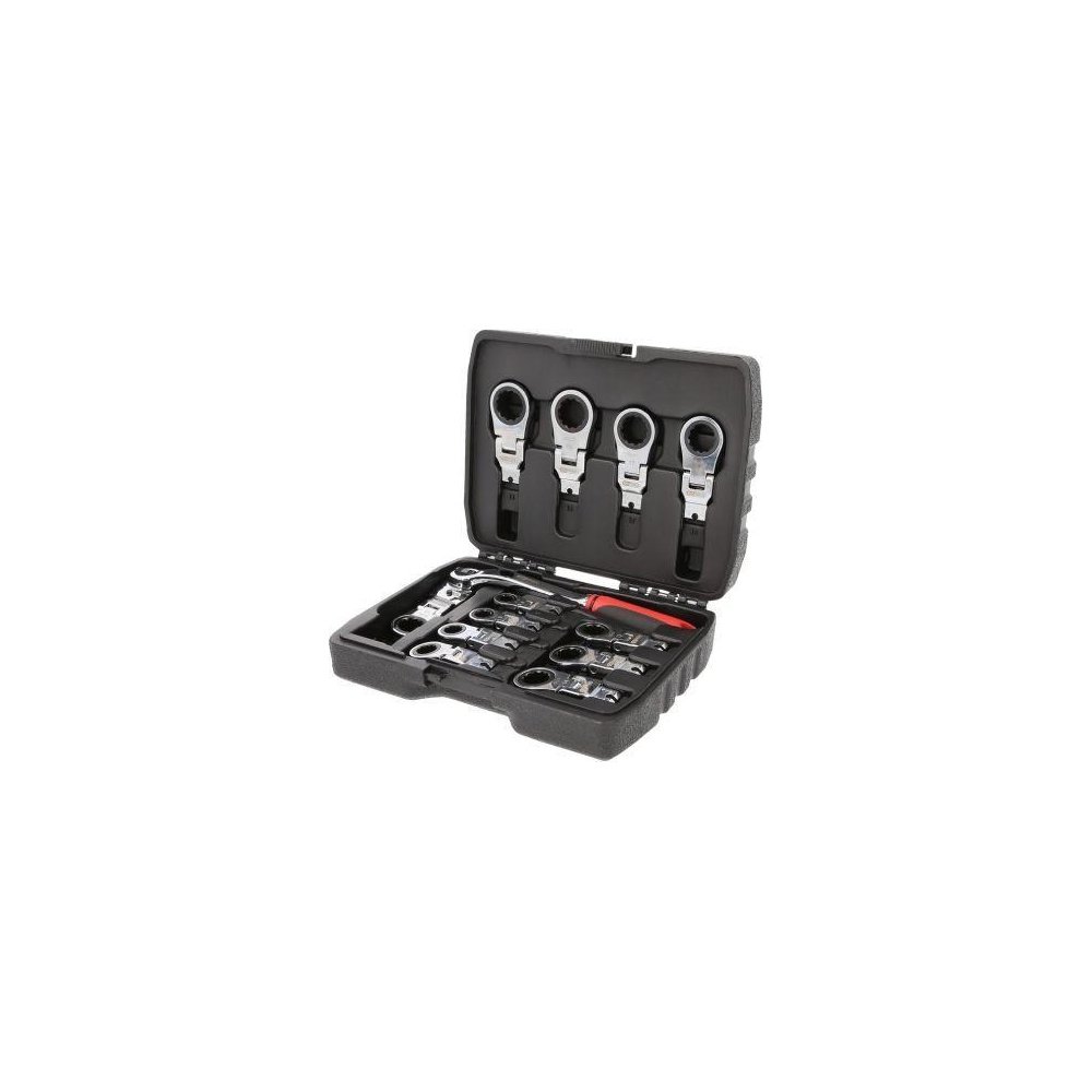 Набір накидних тріскачкових ключів KS TOOLS 503.4820, фото №1