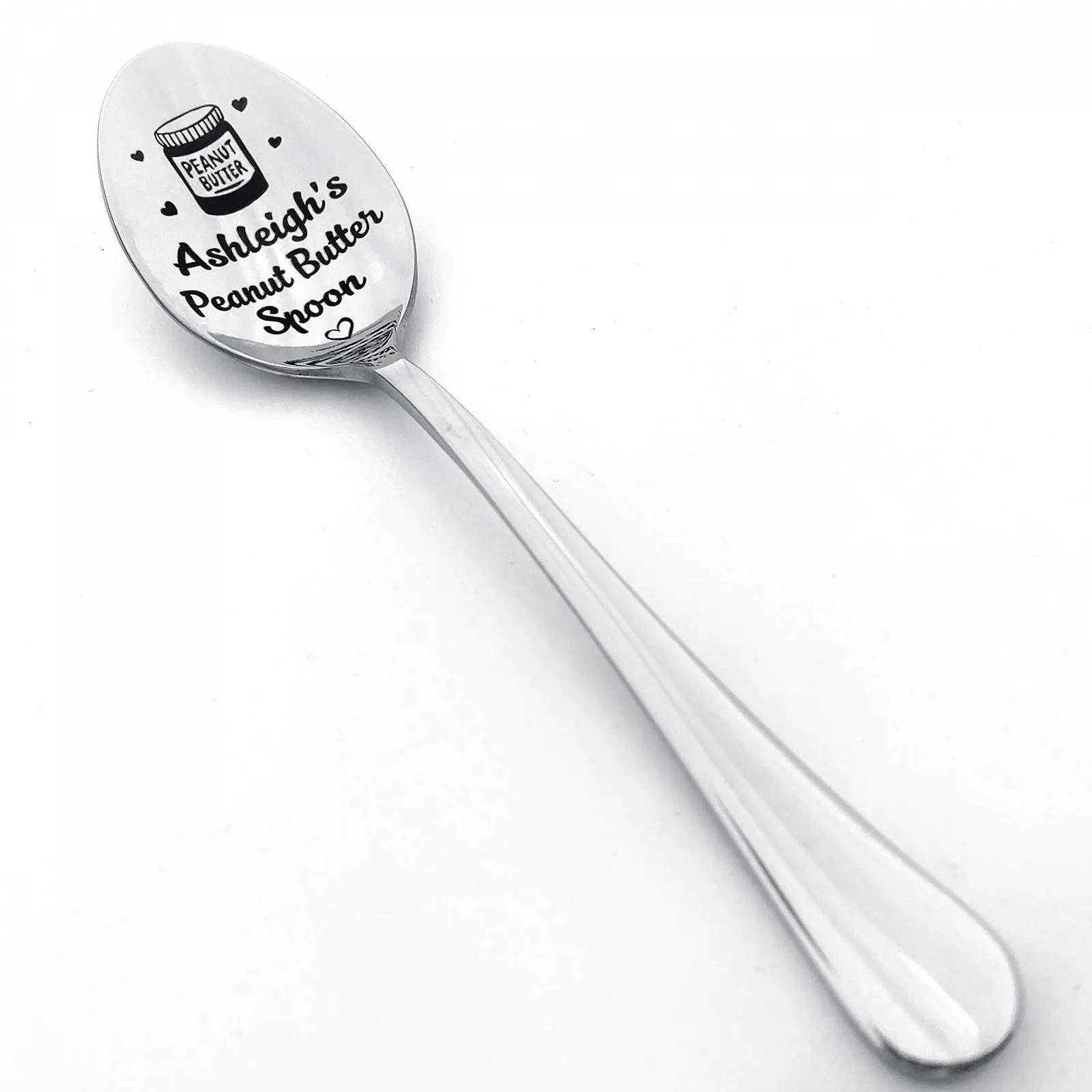 Ложка Столова Персоналізована для арахісової пасти з гравіюванням імені, фото №7