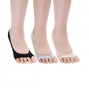 Купить Невидимые носки EXCEART из бамбукового волокна и силикона, тонкие носки-лодочки, 6 пар, телесного и черного цветов - Фото 1 Невидимые носки EXCEART из бамбукового волокна и силикона, тонкие носки-лодочки, 6 пар, телесного и черного цветов - Фото 1