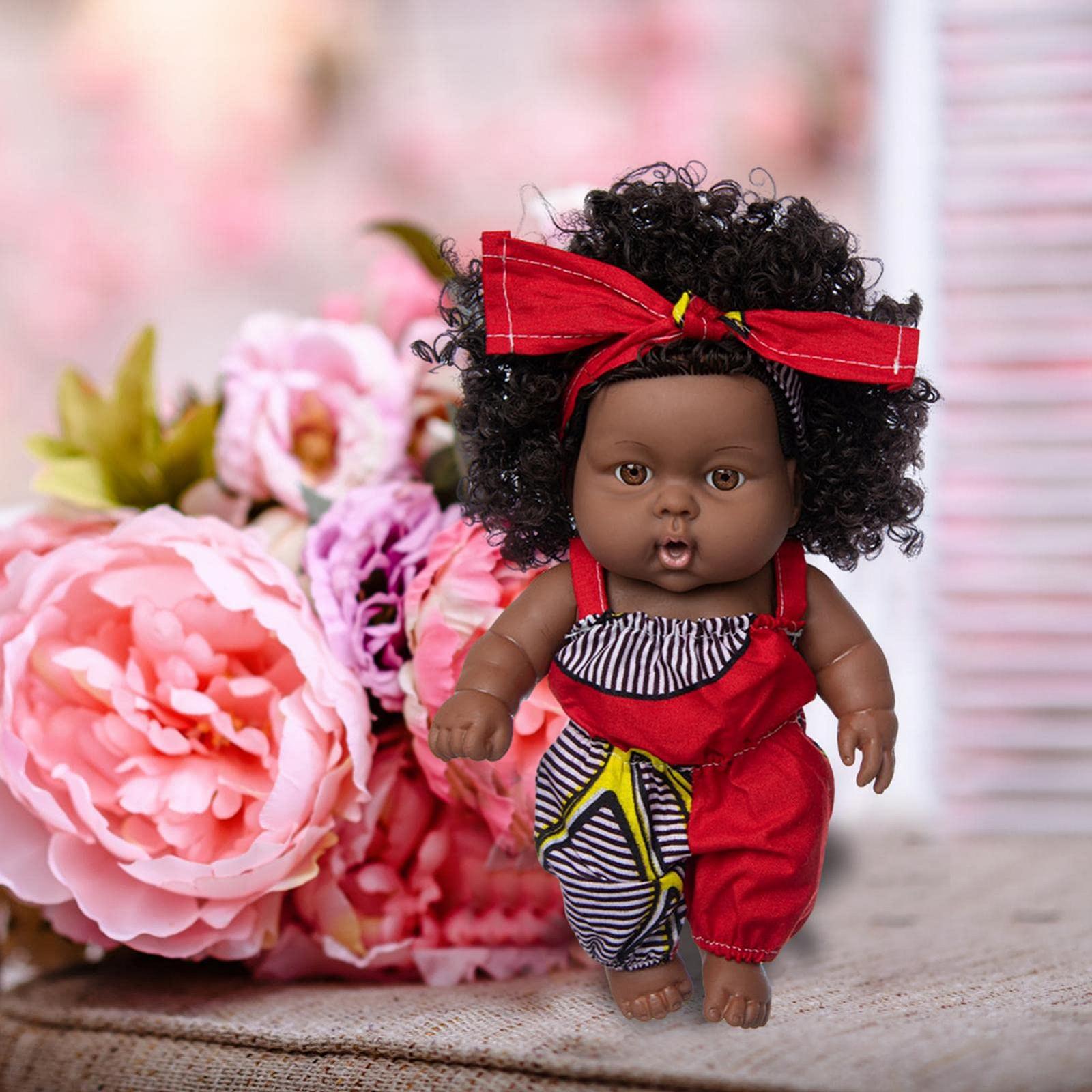 Кукла Baby Black Детская Девочка Африканская 8 дюймов, фото №4