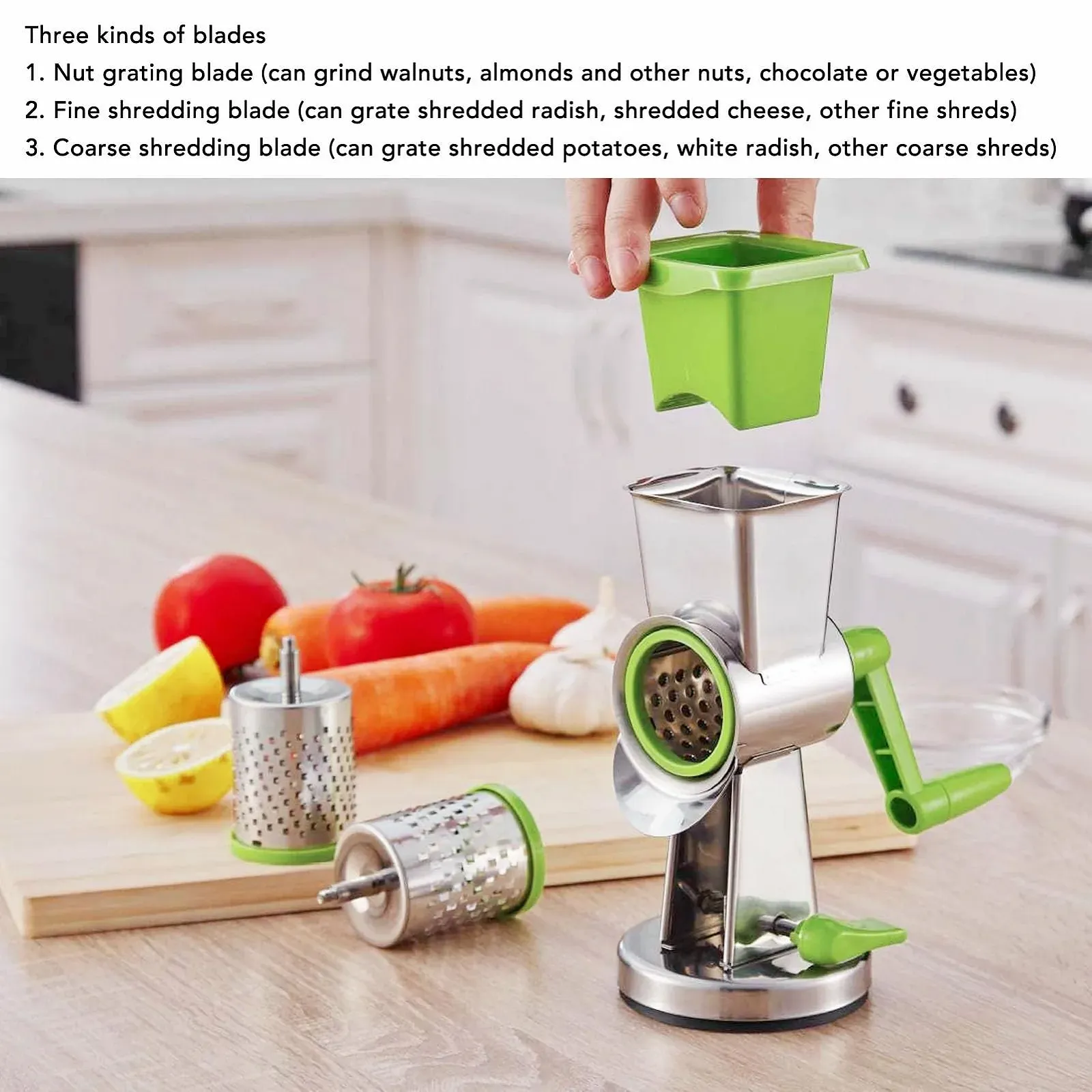 Ручна Тертка для Сиру з Ручкою, фото №4