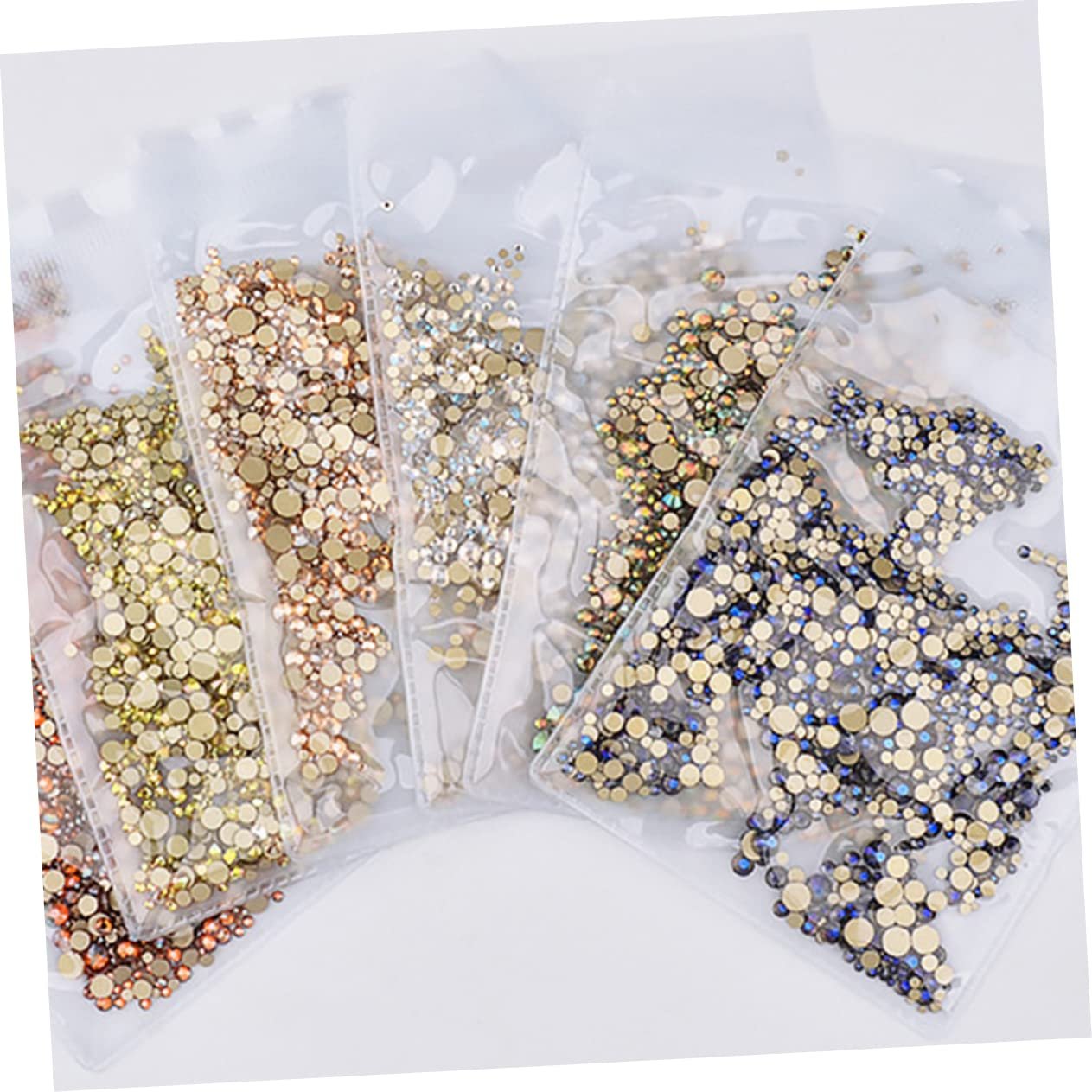 Стрази Healeved для нігтів, 1440 штрізних розмірів, для манікюру, фото №3