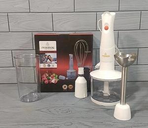 Блендер 4 в 1 Crownberg CB-6222 миксер измельчитель венчик чоппер synthetic.ua - Фото 1