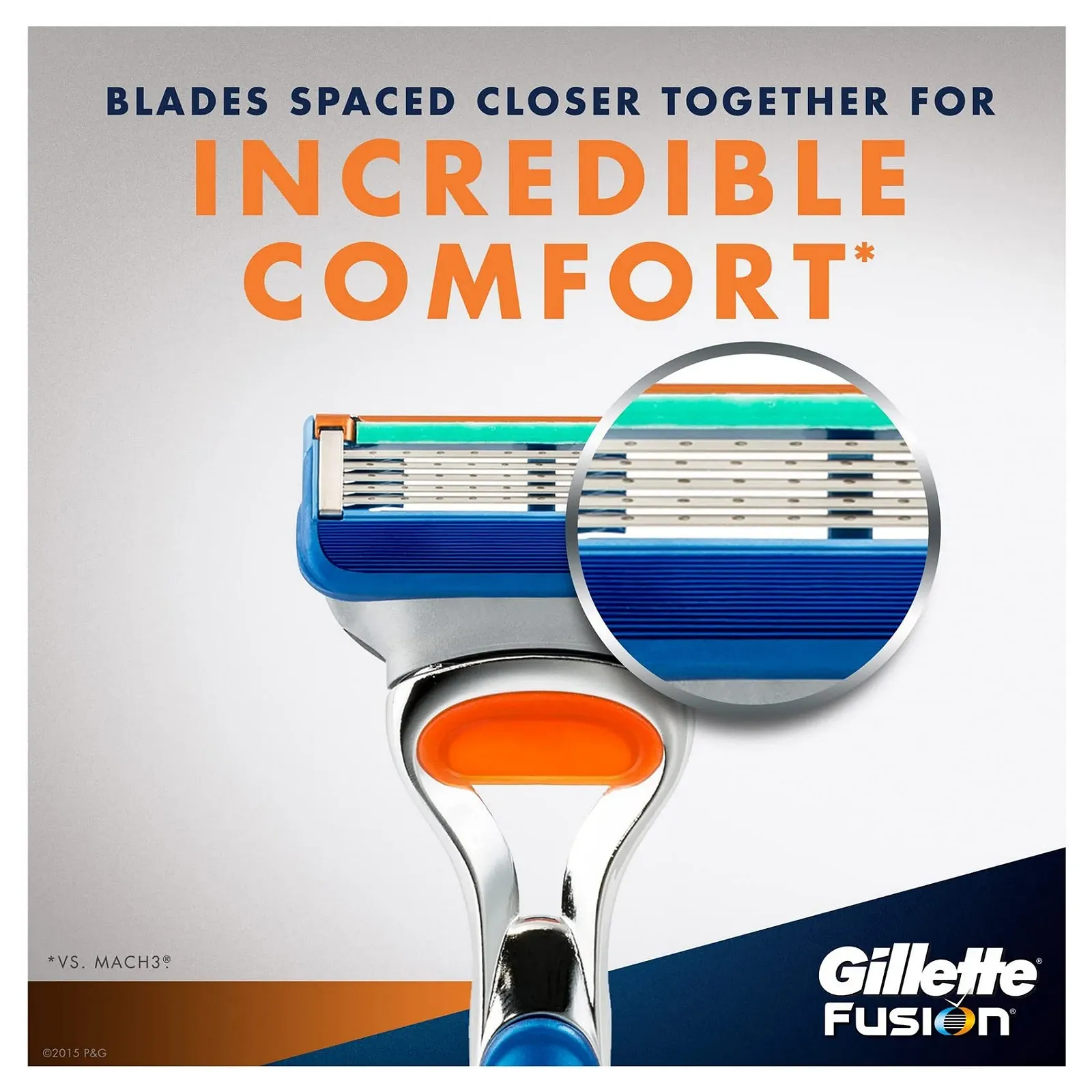 Сменные лезвия для бритья Gillette Fusion Power 4 шт., фото №4 Сменные лезвия для бритья Gillette Fusion Power 4 шт., фото №4