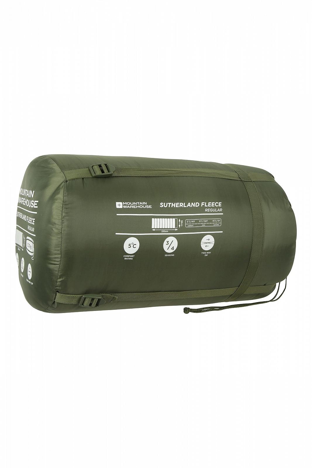 Спальний мішок Mountain Warehouse Sutherland Ізольований Двостороння блискавка з флісовою підкладкою, фото №6 Спальний мішок Mountain Warehouse Sutherland Ізольований Двостороння блискавка з флісовою підкладкою, фото №6