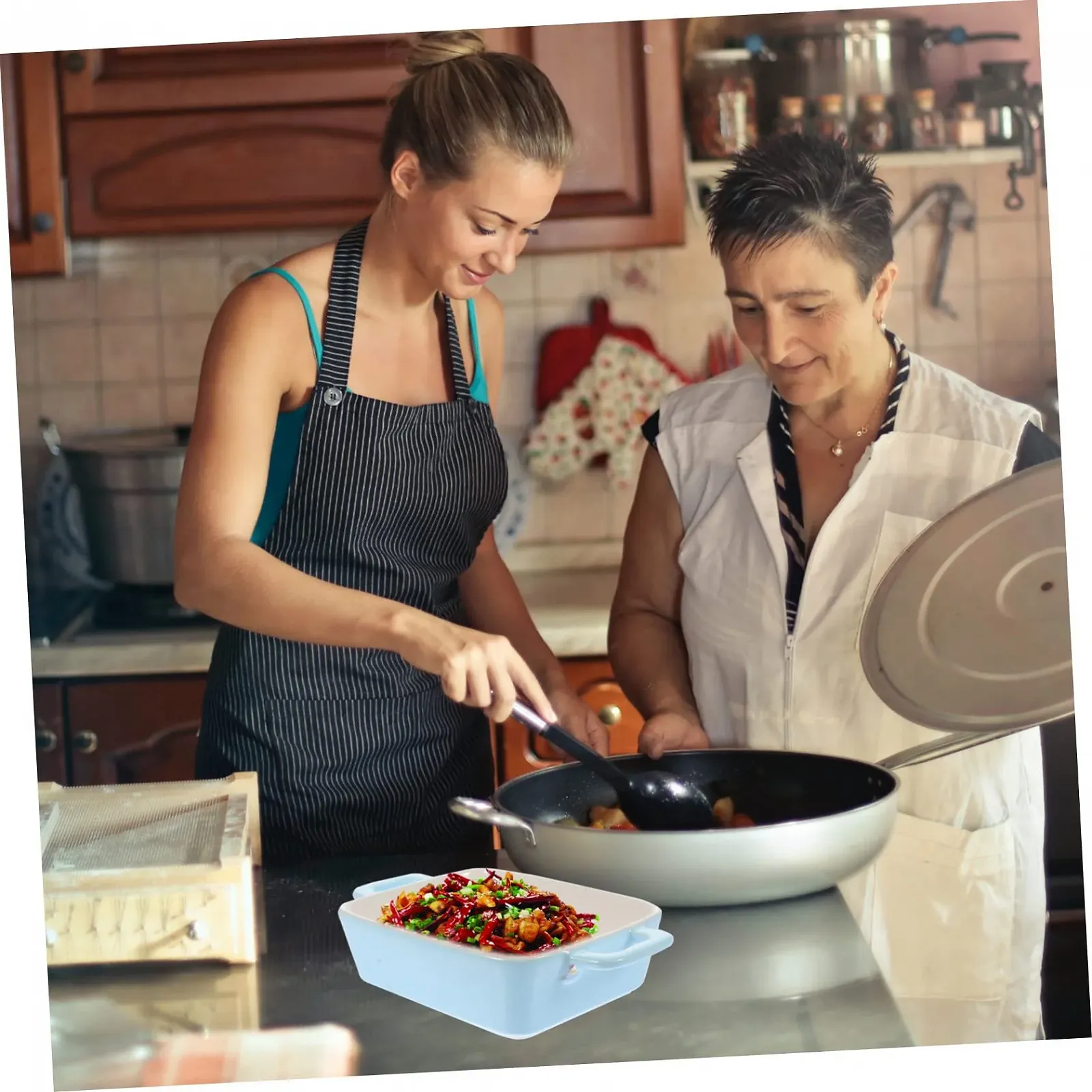 Форма для запекания VALICLUD керамическая креативной формы для дома и ресторана, фото №7