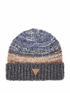 Шапка, GUESS, Space-Dye-Beanie, багатоколірний Sherpa-Blue, універсальний розмір - Фото 1