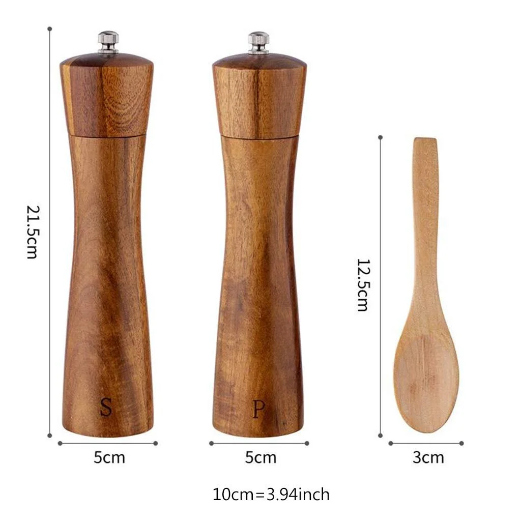 Ручная Мельница Дерево Многофункциональная Соль Перец, фото №6 Ручная Мельница Дерево Многофункциональная Соль Перец, фото №6