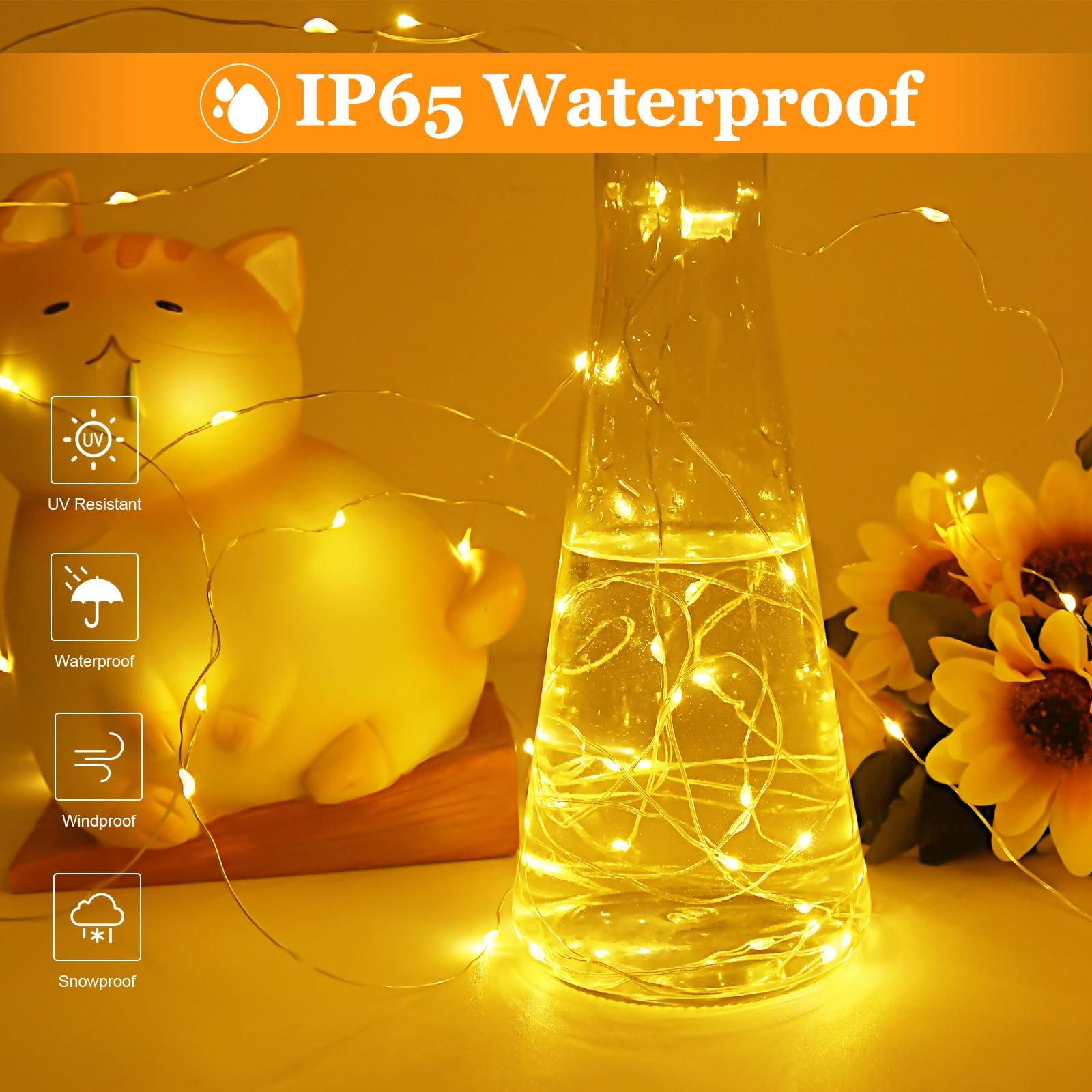 Гірлянда Cshare LED 30 LED 3 м, теплий білий, фото №3