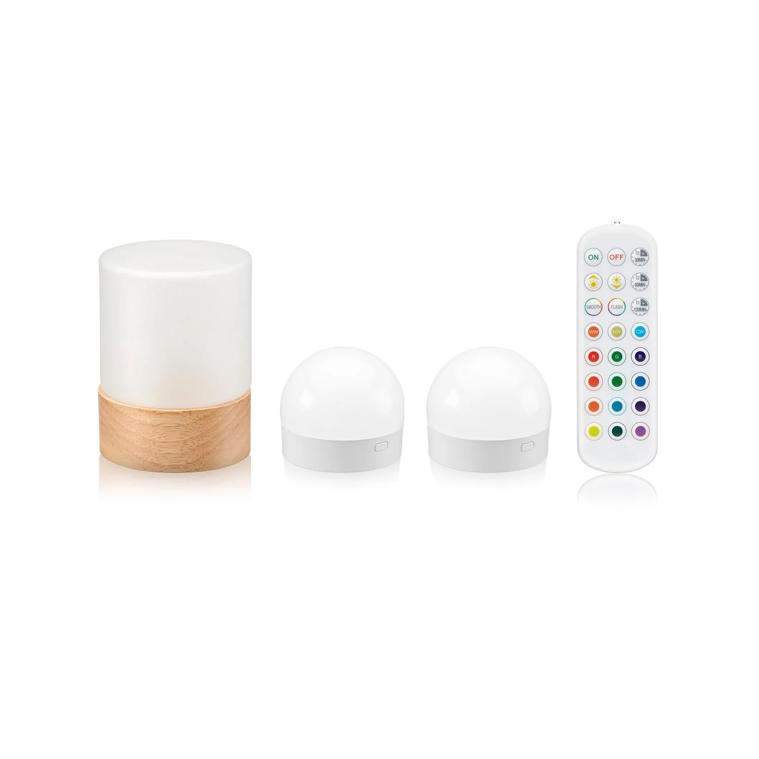 Настільна лампа Omniance Elara LED Акумуляторна Бездротова з пультом ДК 1 лампа 2 джерела світла, фото №1