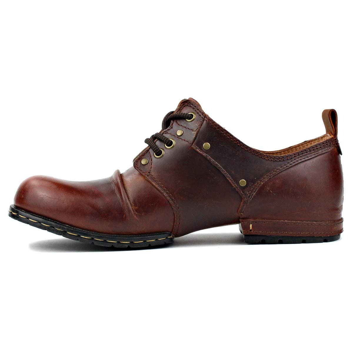 Мужские кожаные ботинки Chukka OSSTONE OS-6015-1-A-R, фото №4