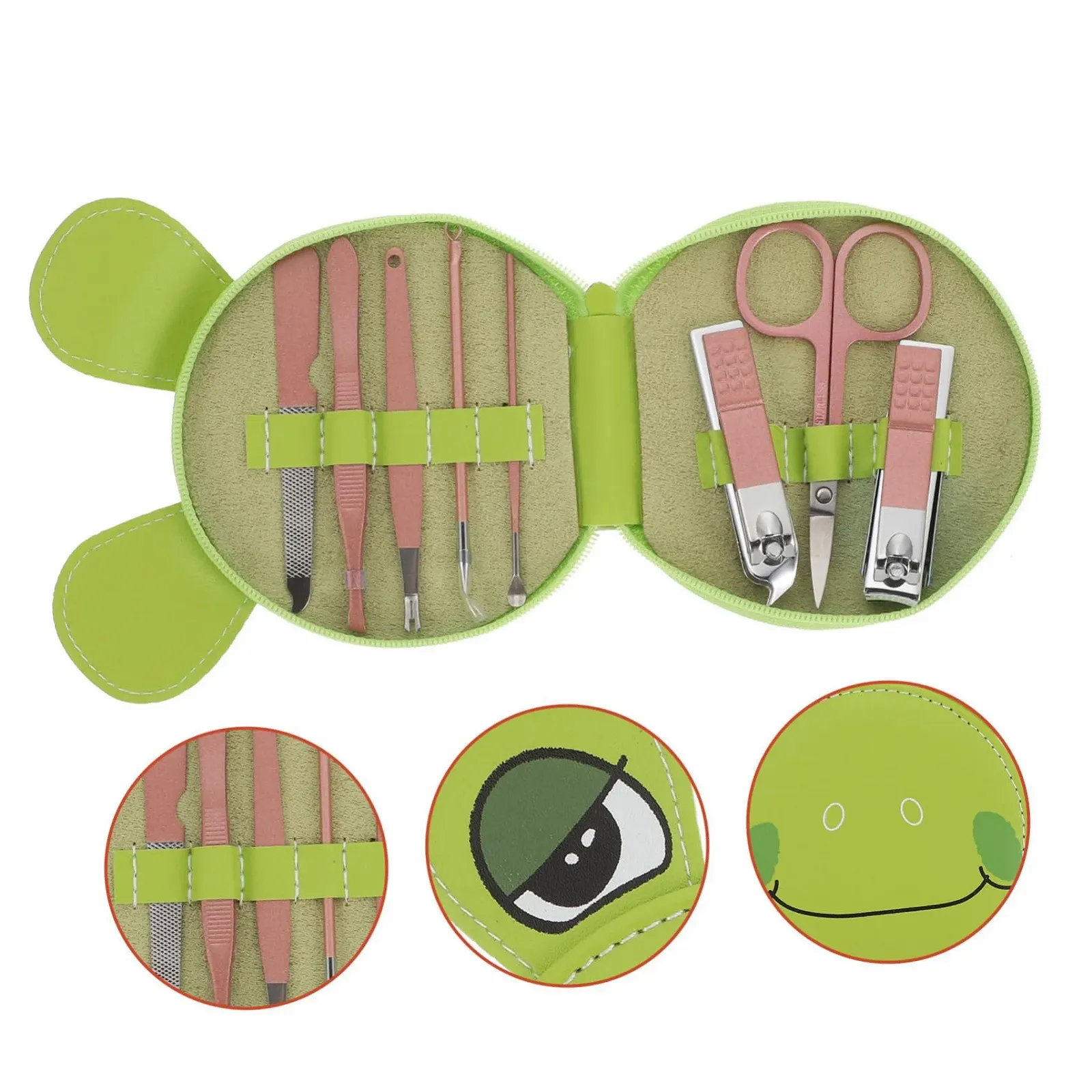 Набір для манікюру і педикюру CALLARON Легкий і портативний для щоденного використання та подорожей, фото №4