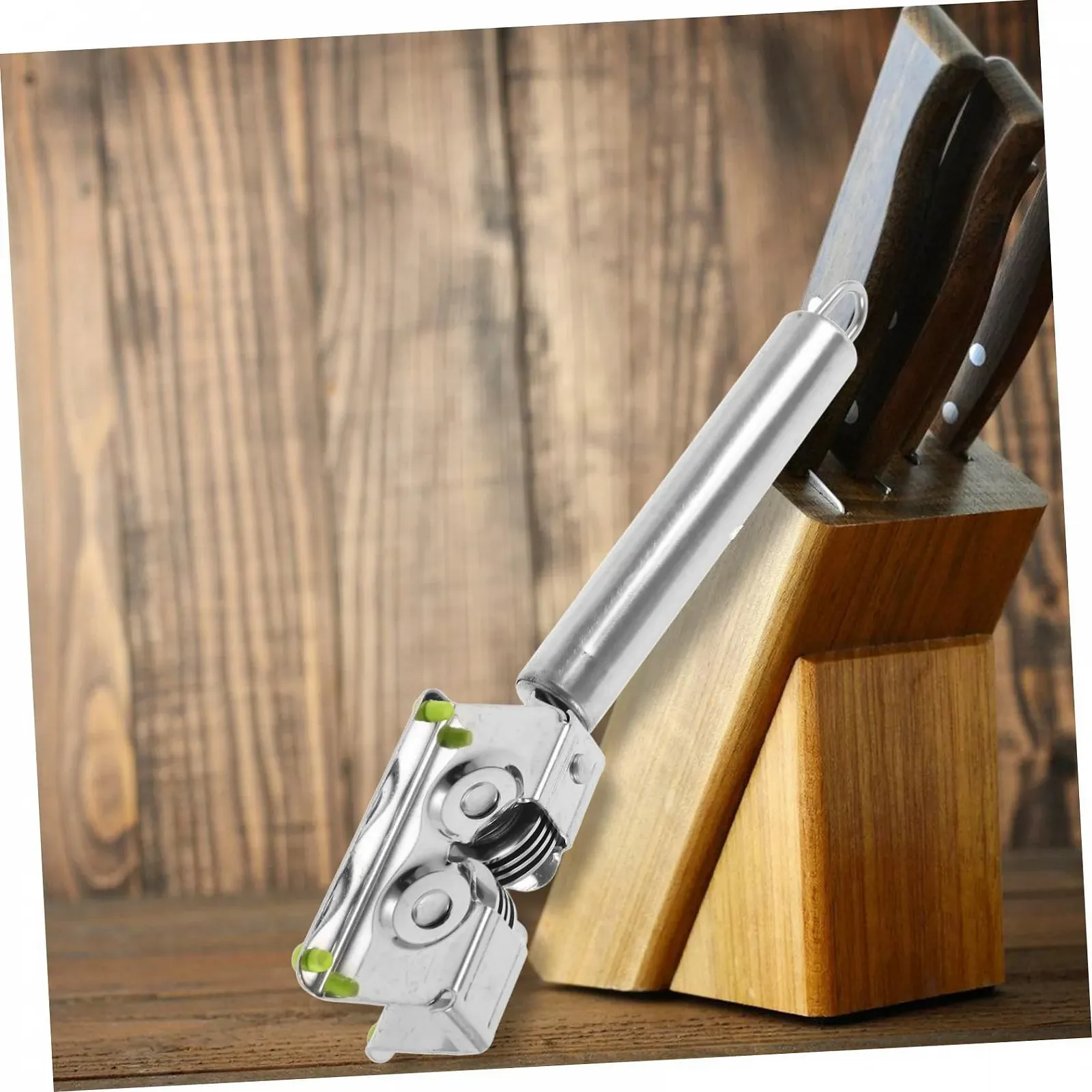Точилка для ножей Holibanna 2 шт. нержавеющая сталь для ножниц и кухонных ножей портативная эргономичная многофункциональная, фото №4