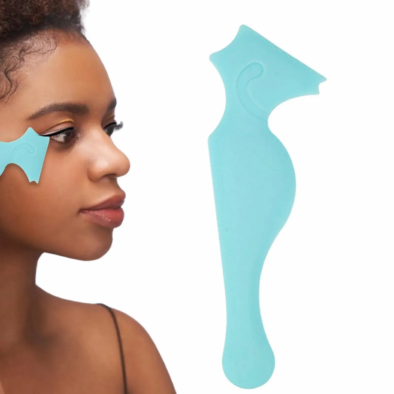 Вспомогательный инструмент для подводки глаз, Winged Eyeliner Tool Precision Beauty Ruler Tools, фото №6