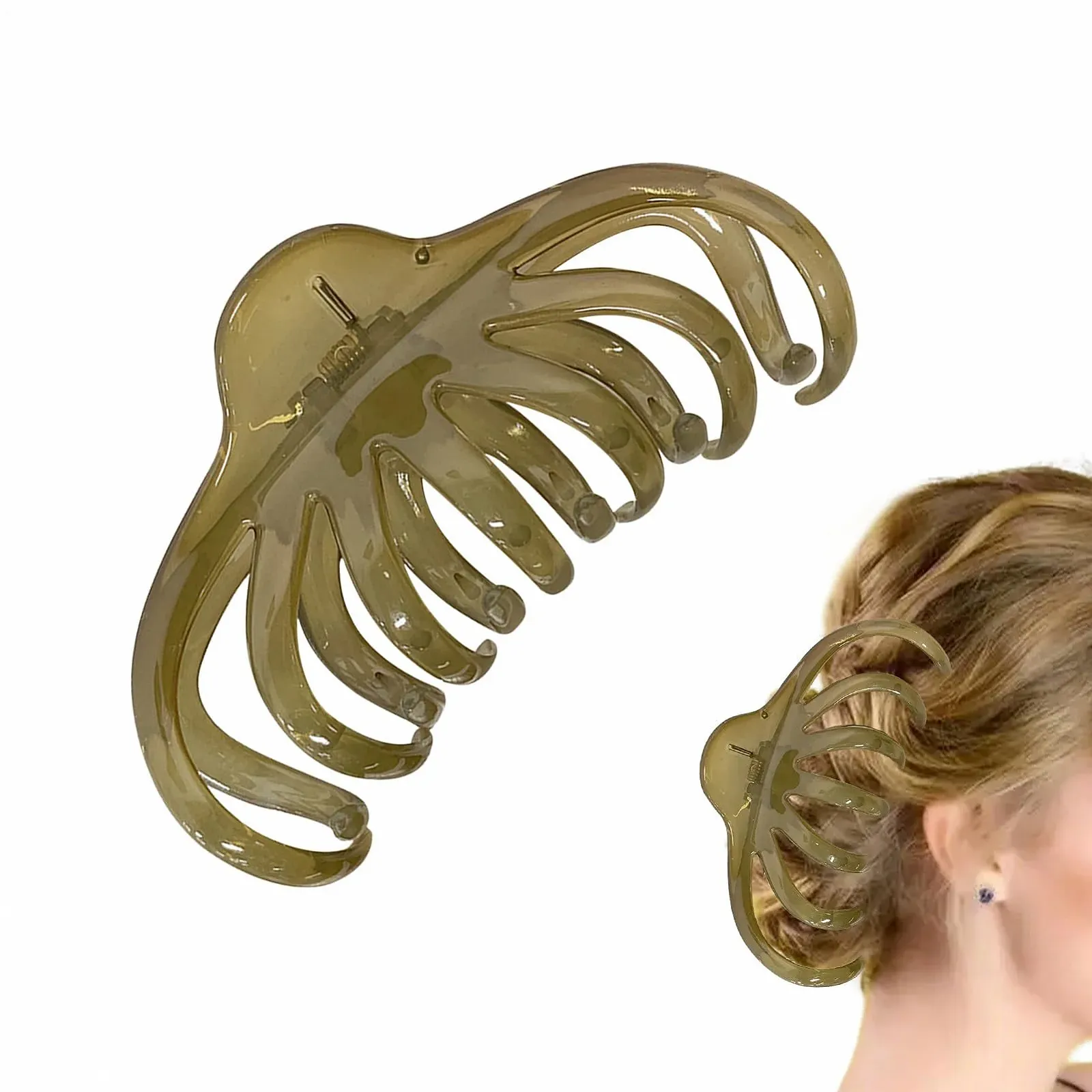 Краб для волос Без бренда Octopus Характеристики Большой размер Цвет, фото №7 Краб для волос Без бренда Octopus Характеристики Большой размер Цвет, фото №7