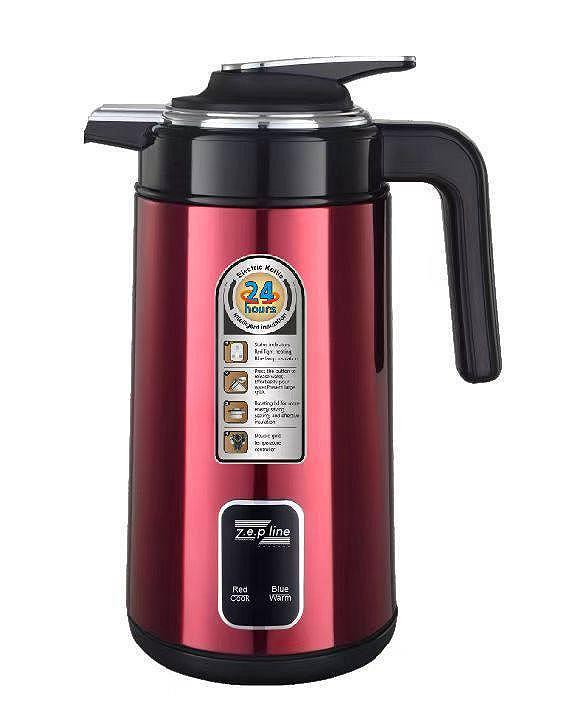 Термос с индикатором температуры Zepline ZP-106 на 3 л 2200Вт Красный, фото №1 Термос с индикатором температуры Zepline ZP-106 на 3 л 2200Вт Красный, фото №1
