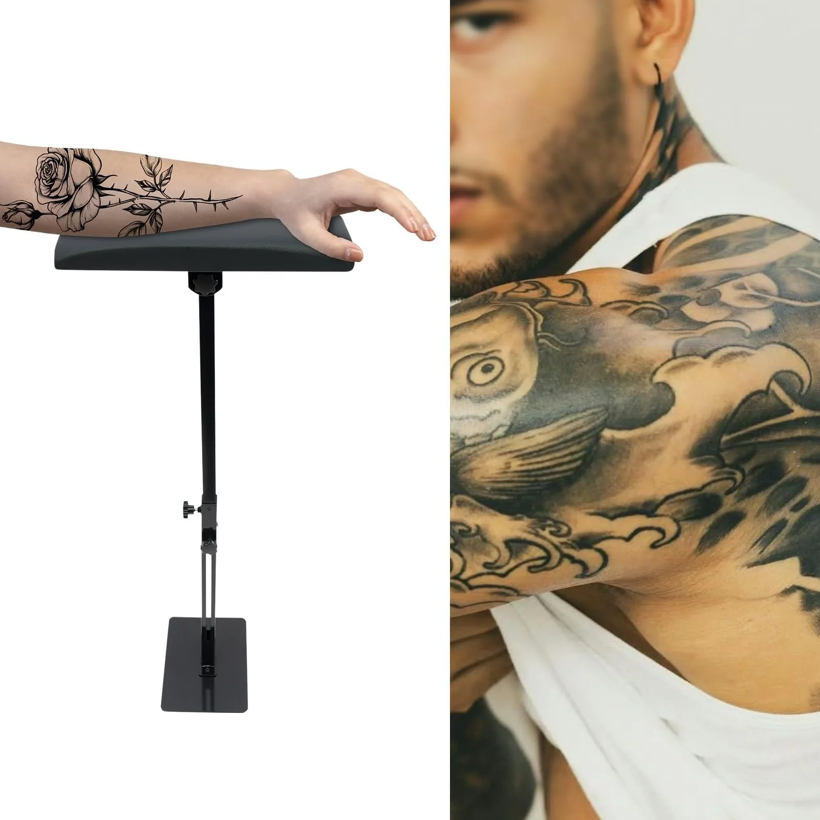 Підставка для рук Schwarz регульована 22-88 см чорна, фото №2