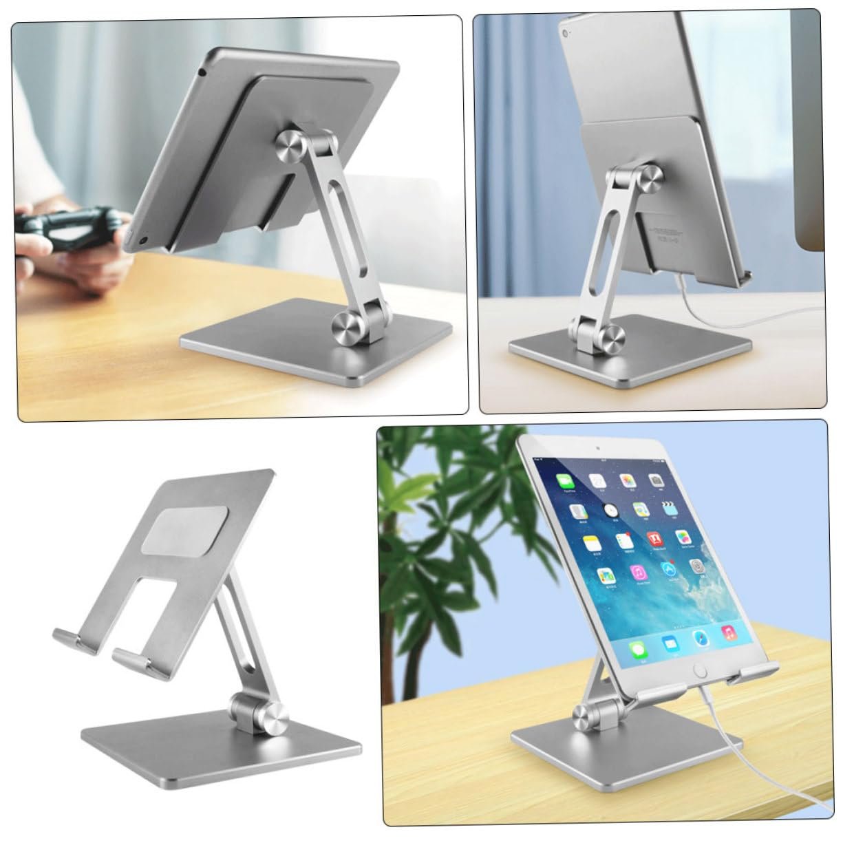 Підставка для ноутбука Алюмінієвий сплав, складана, портативна, регульована, настільна, фото №6 Підставка для ноутбука Алюмінієвий сплав, складана, портативна, регульована, настільна, фото №6