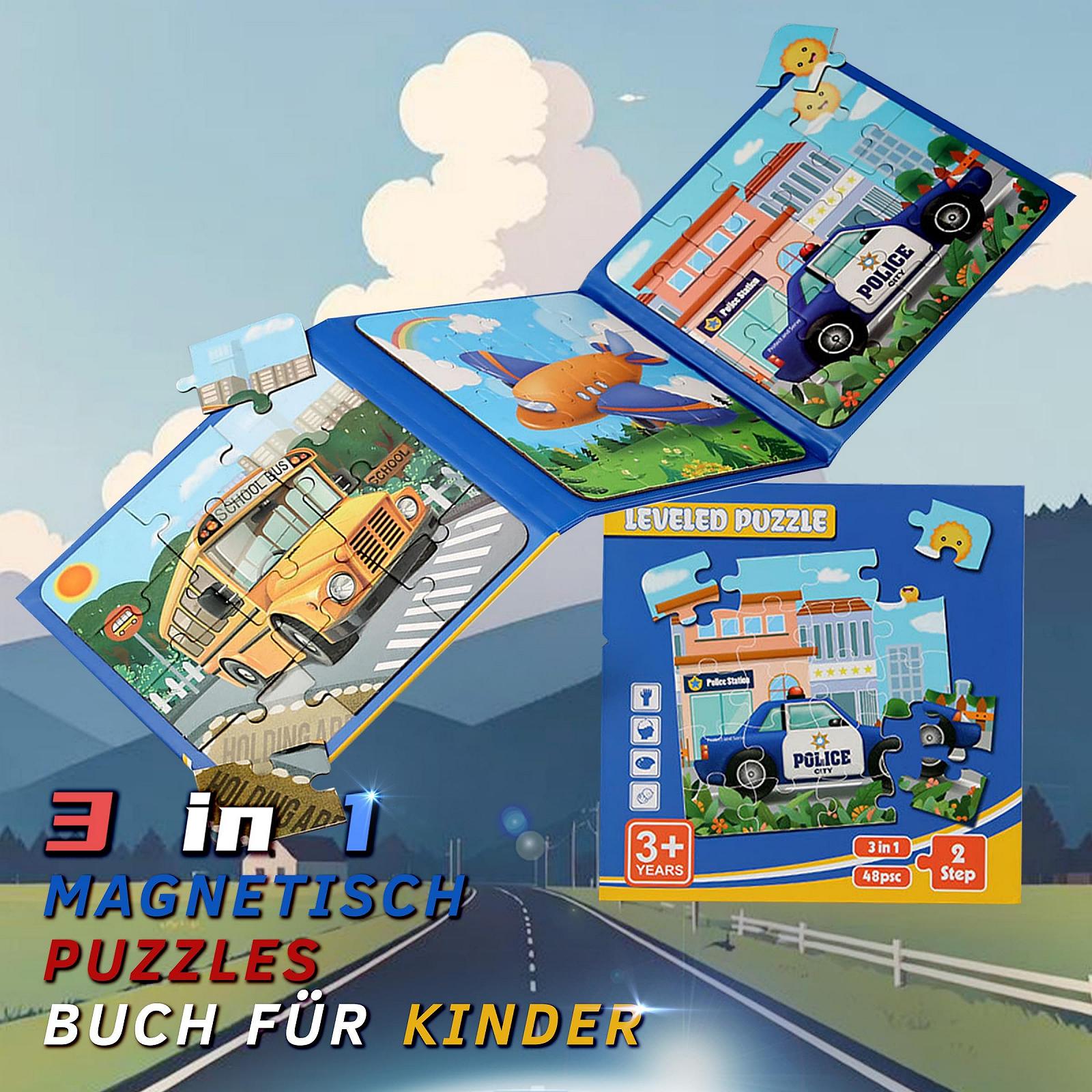 Магнитный пазл LUMIN TUTU 3-в-1 16/20/25 элементов DIY Развивающая игрушка, фото №2