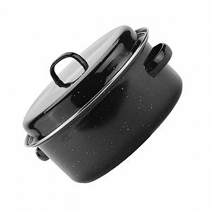 Жаровня эмалированная Multifunktionsbräter многофункциональная для гриля и запекания с крышкой - Фото 1