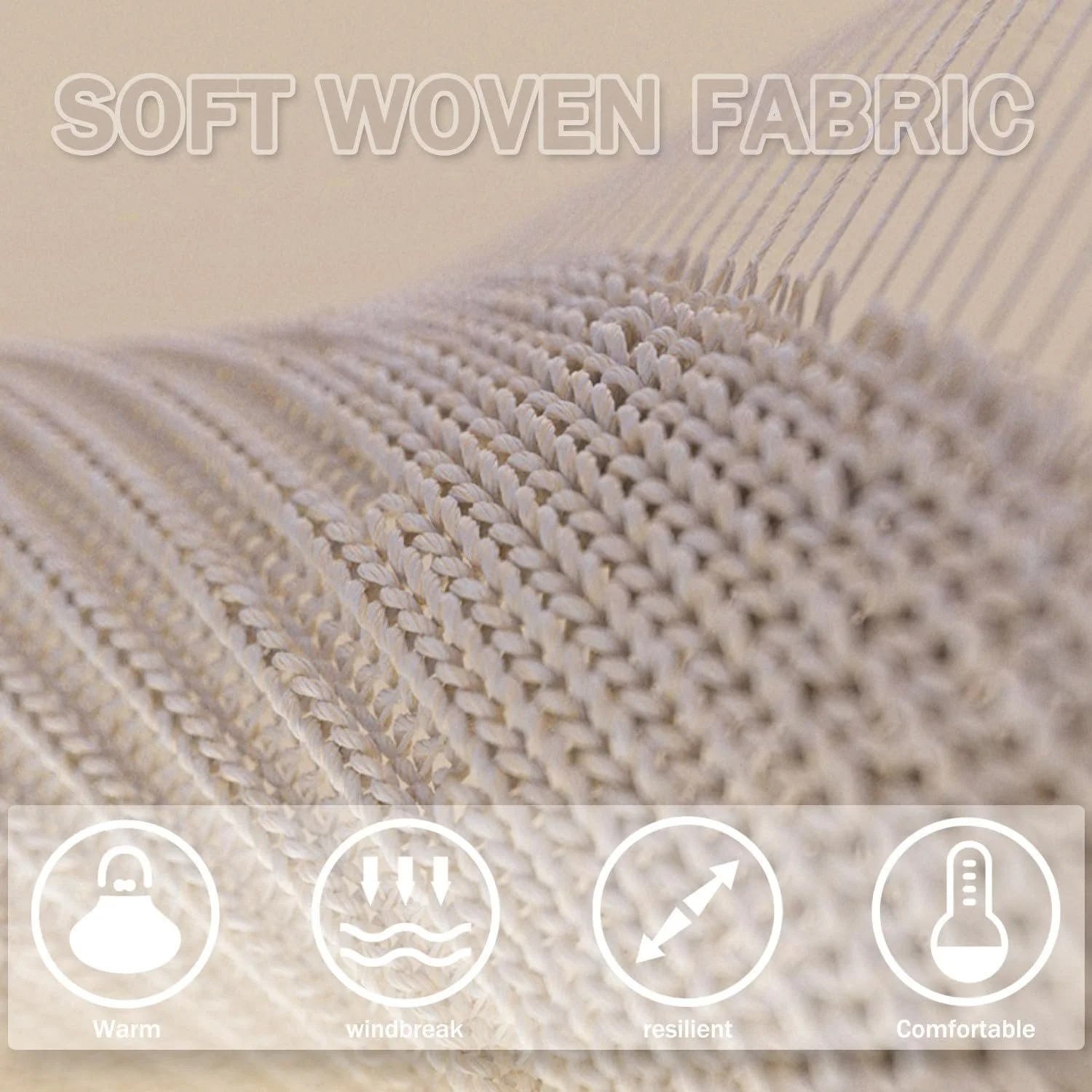 Пов'язка на голову В'язана Зимова Жіноча Комплект 3 штуки, фото №7