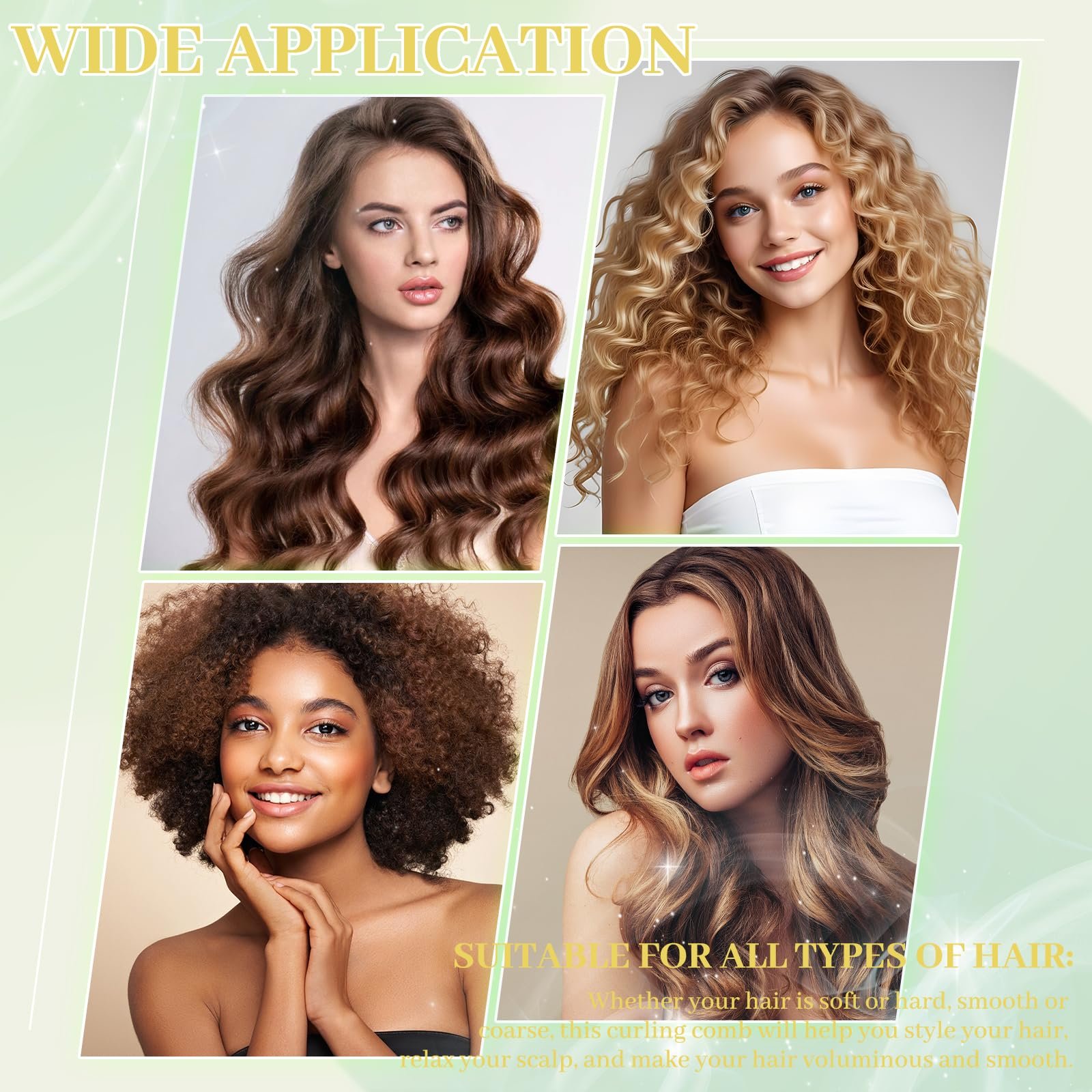 Щітка для волосся Curl Brand Серія Bounce Curly Define Curling Brush Detangler Brush Define Styling Brush для розплутування, надання форми та визначення для жінок і чоловіків, фото №7