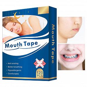 Смужки від хропіння для рота, для покращення дихання носом, зменшення дихання ротом, покращення сну вночі - Фото 1
