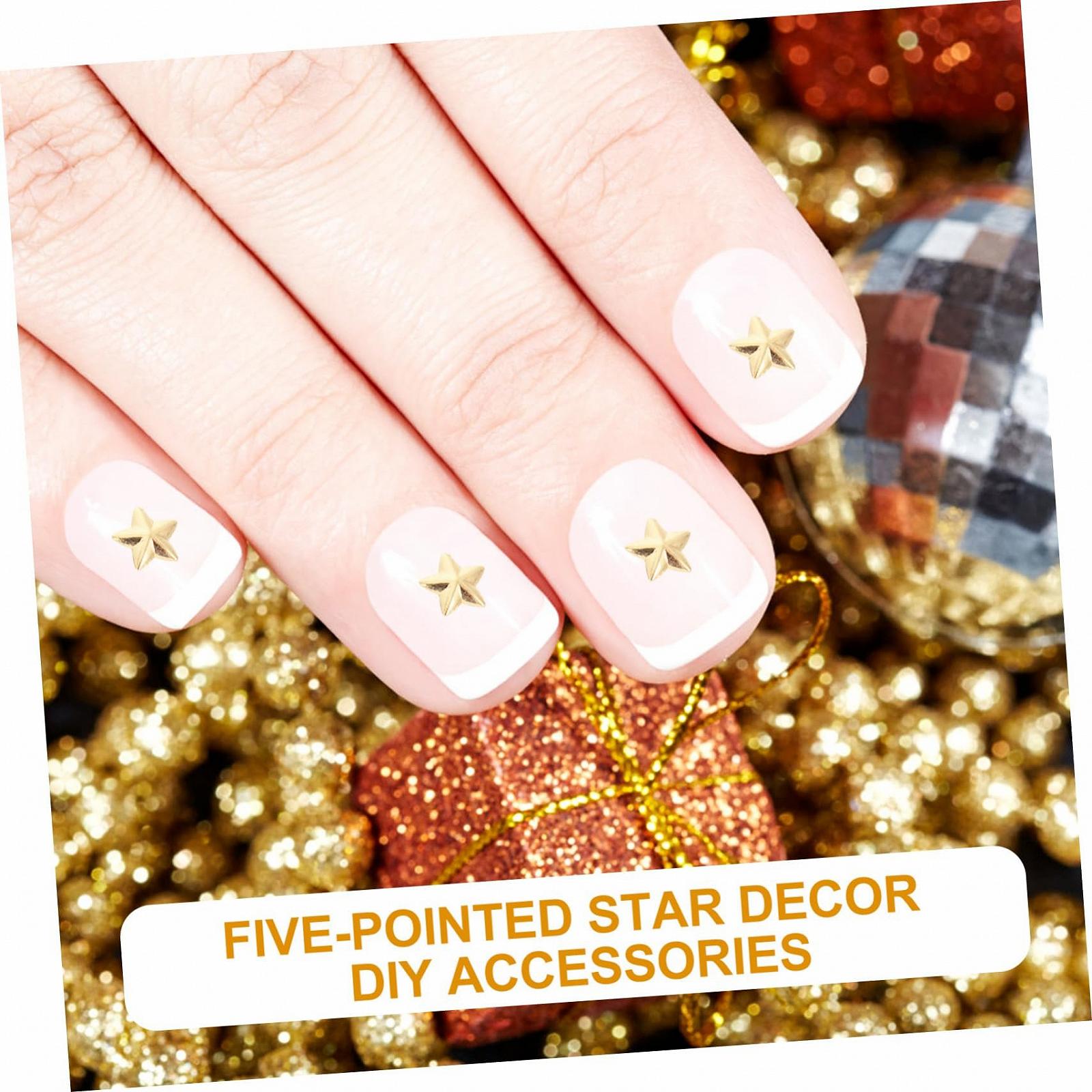 Украшения для ногтей Металл Pentagram Mikinona 200 шт, фото №5