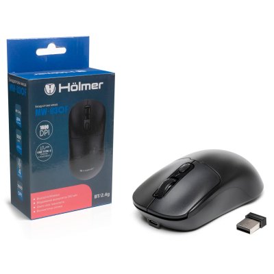 Мышка Hölmer MW-03OF Wireless/Bluetooth Black (MW-03OF), фото №12