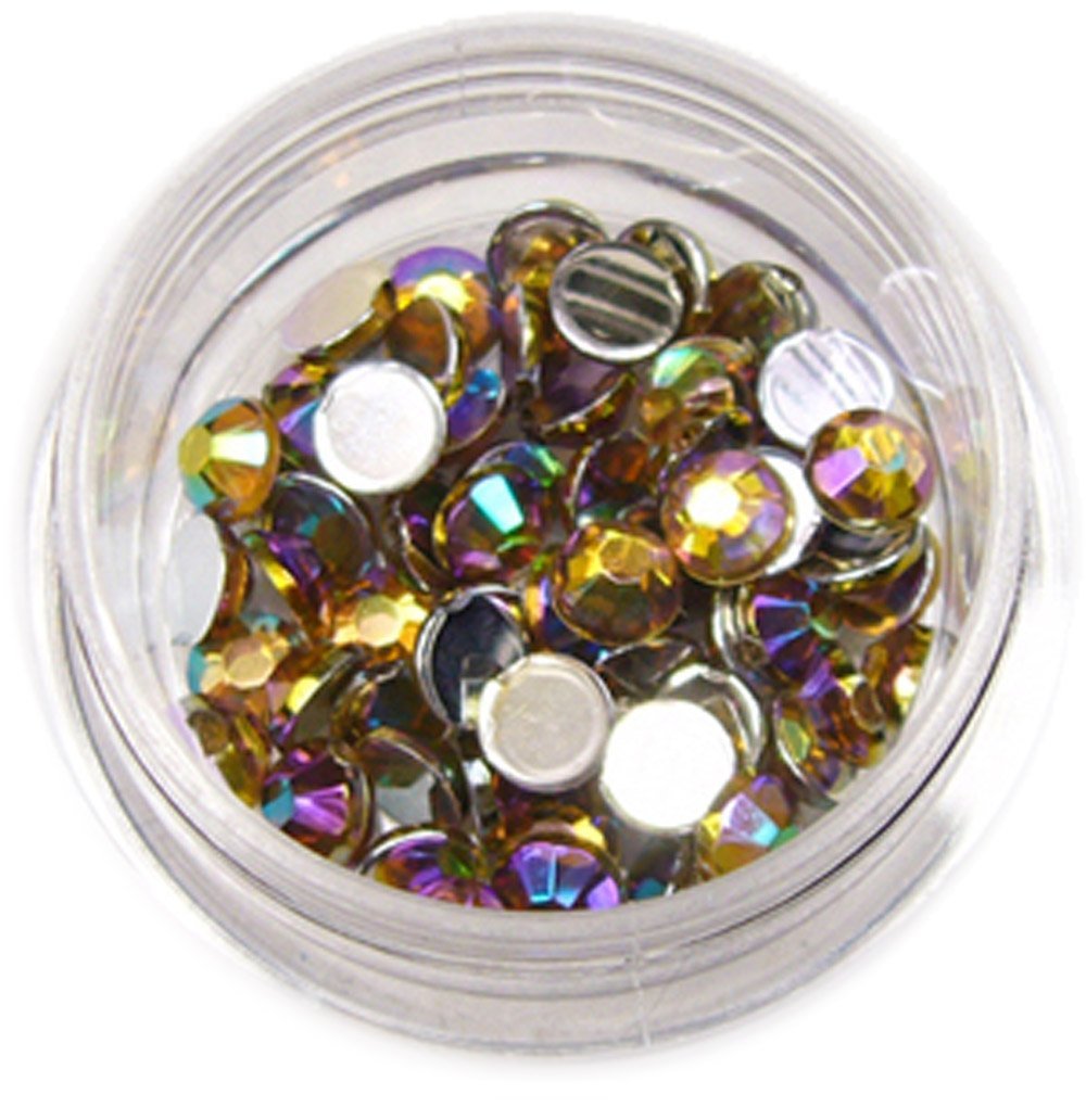 Стрази Круглі RM Beauty Honey Yellow 4 мм (50 шт. в упаковці), фото №1